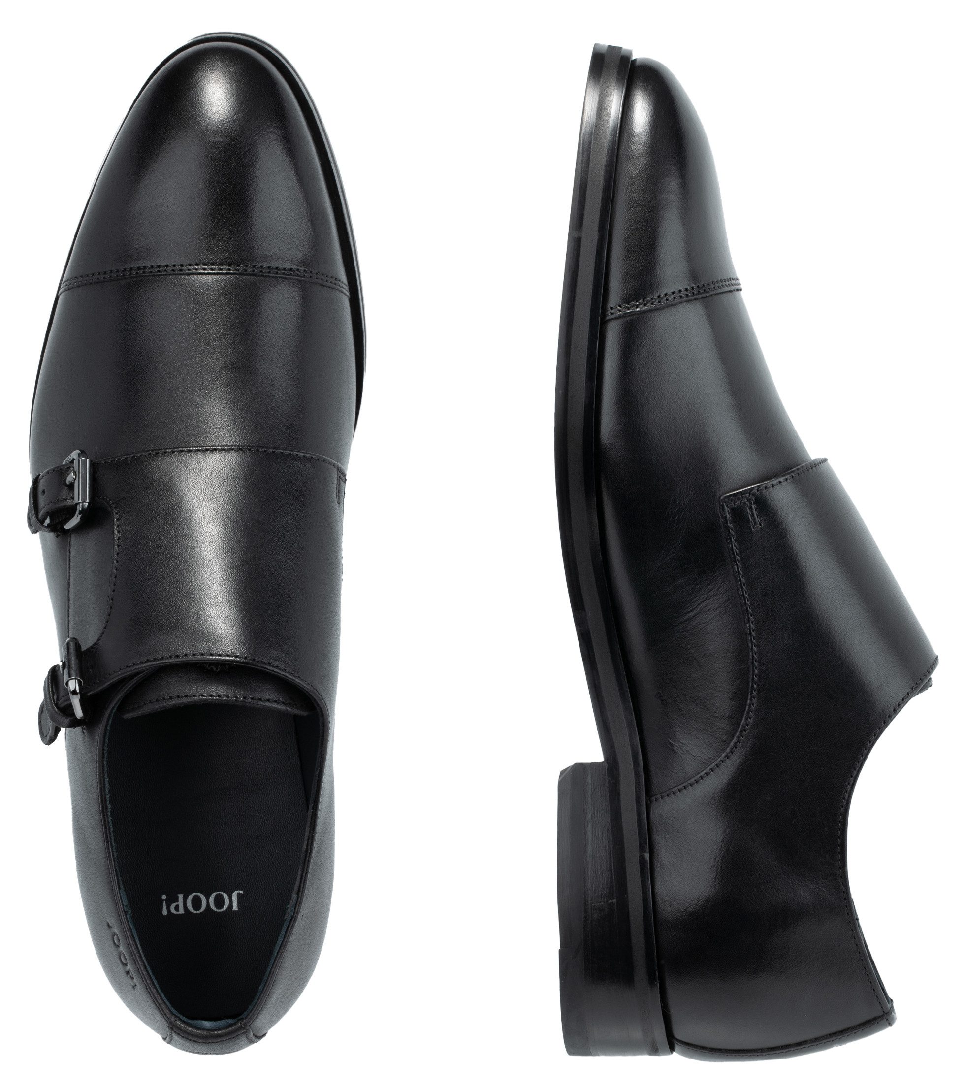Joop! Instappers Pero kleitos monk lace up mc2 Business schoen, kostuumschoen, monk met leren binnenzool