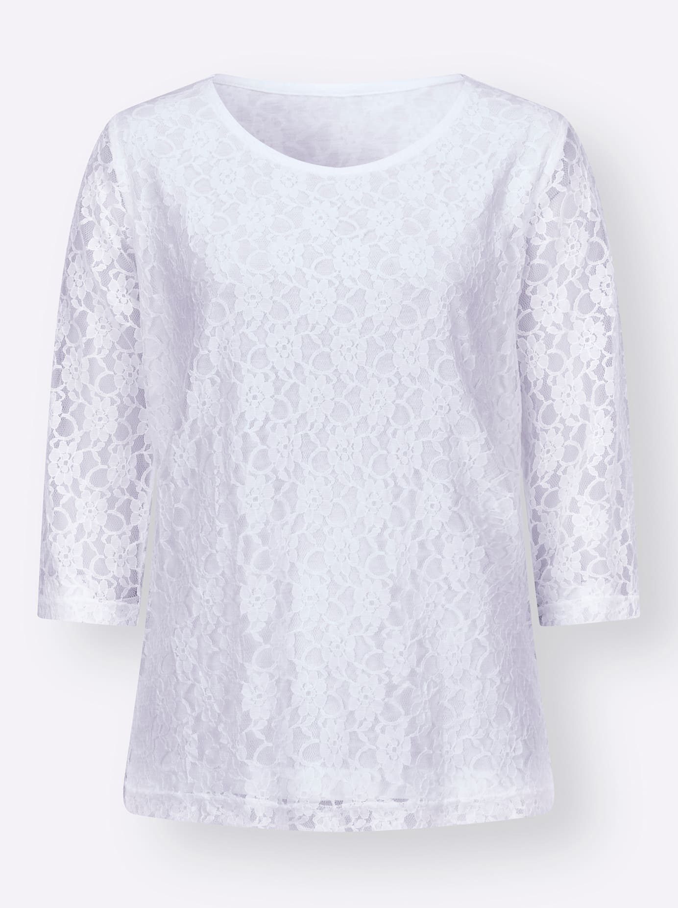 Classic Basics Kanten shirt (1-delig)