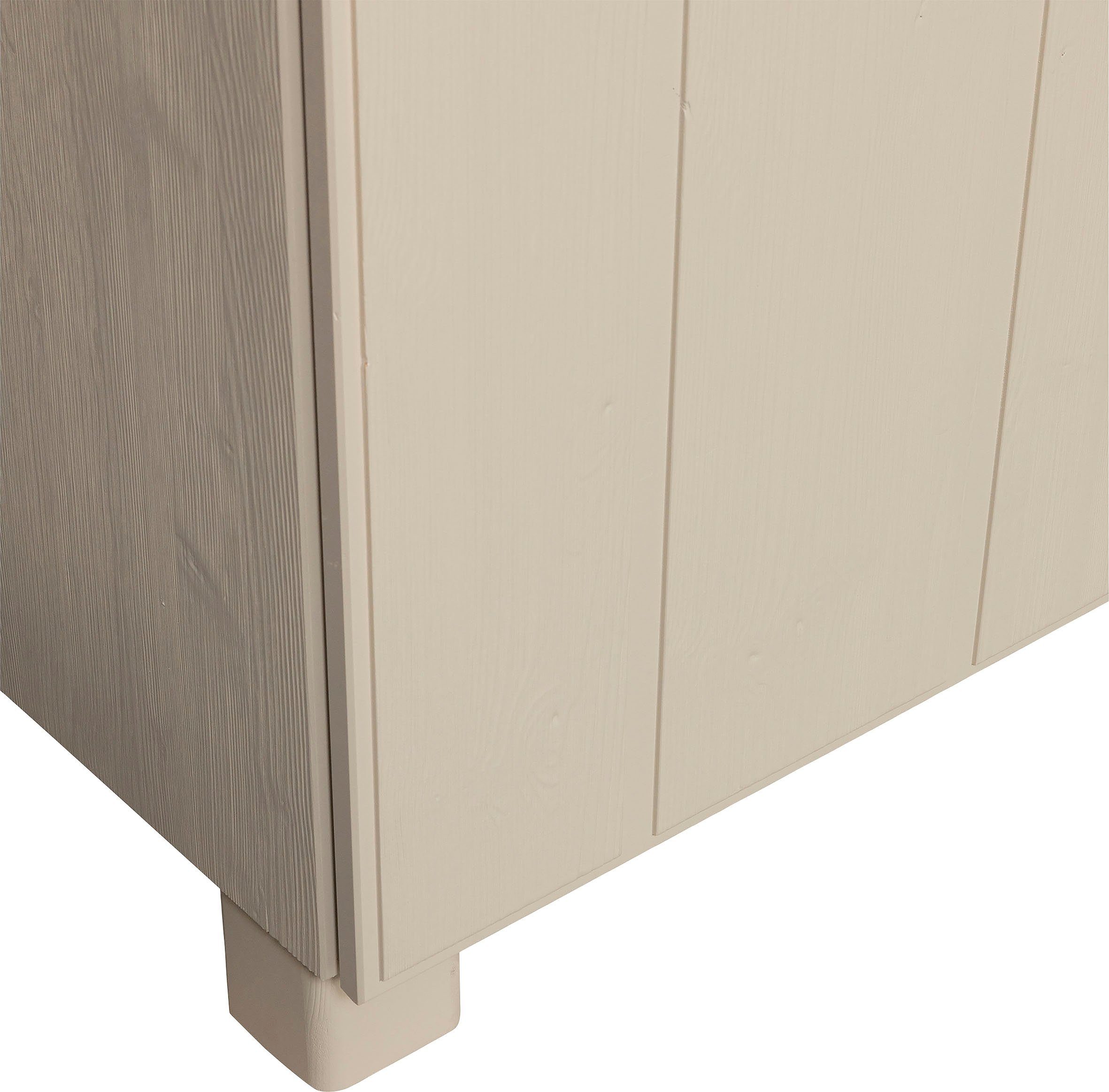 WOOOD Multifunctionele kast Noah Opbergkast, Hal kast met kledingstang, h 200 cm x b 110 cm