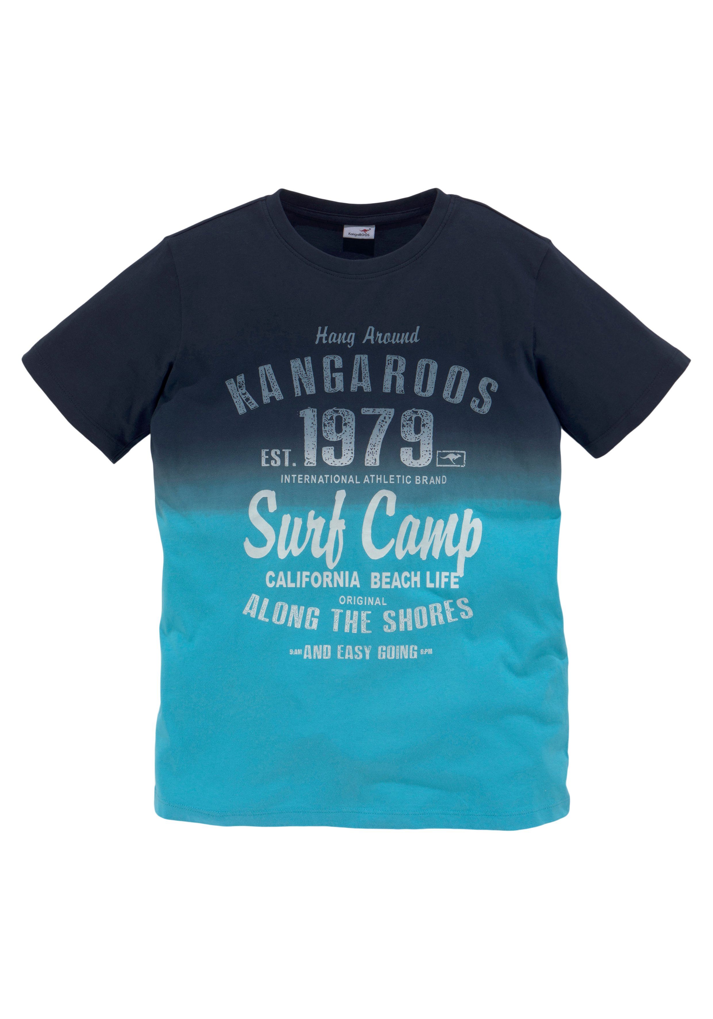 KangaROOS T-shirt Kangaroos Jongens Korte mouwen, basic pasvorm, met coole logoprint