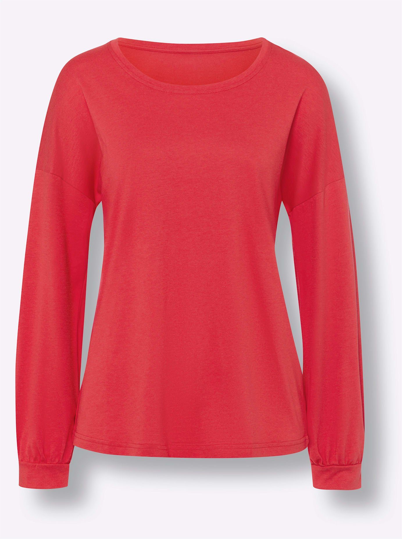 Shirt met ronde hals Vrijetijdsshirt (1-delig)