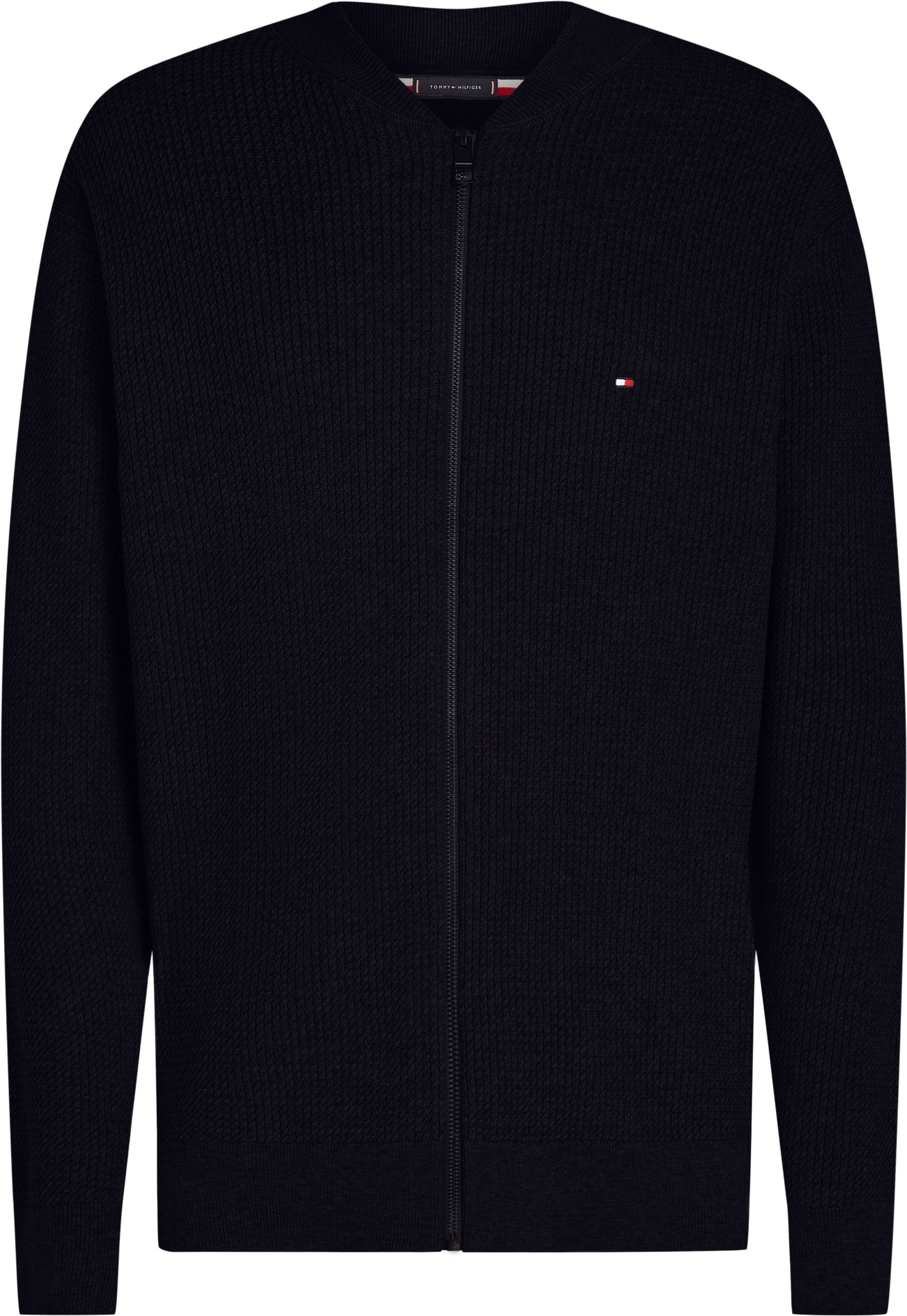 Tommy Hilfiger Vest STRUCTURE BASEBALL ZIP THROUGH