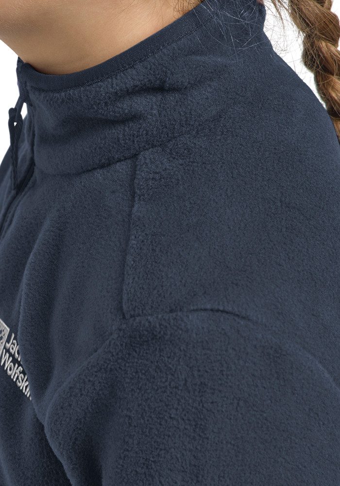 Jack Wolfskin Trui met staande kraag TAUNUS HALFZIP K eenvoudige temperatuurregeling