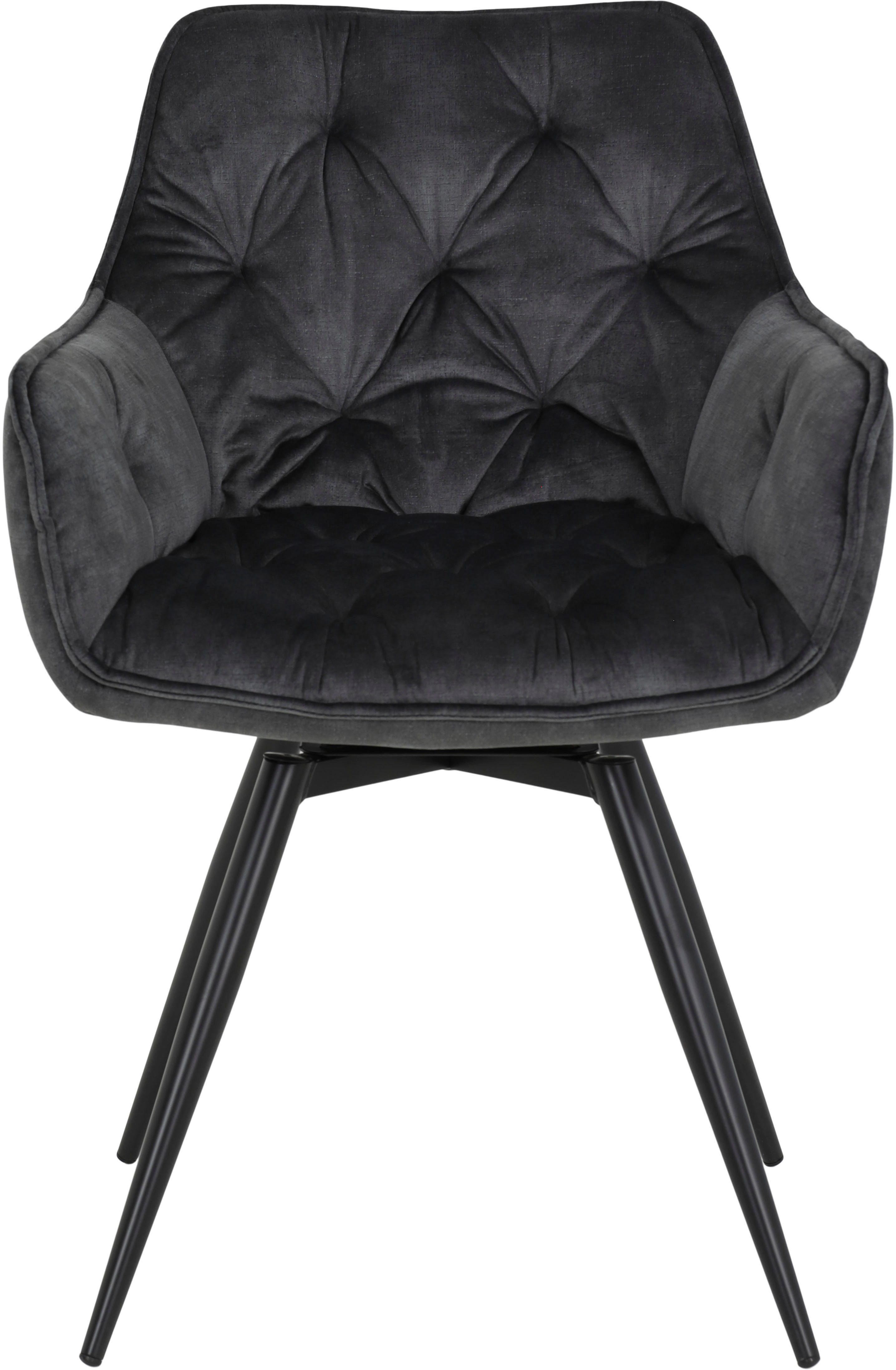 HELA Eethoek Havel Tafel 140-180x90 cm, synchron-uittrek, stoel 360° draaibaar, armleuningen (7-delig)