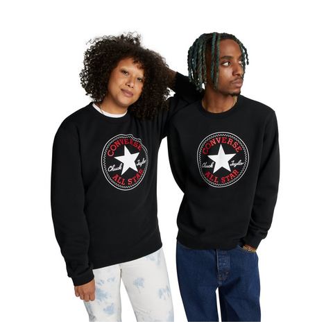 NU 20% KORTING: Converse Sweatshirt UNISEX ALL STAR PATCH BRUSHED BACK