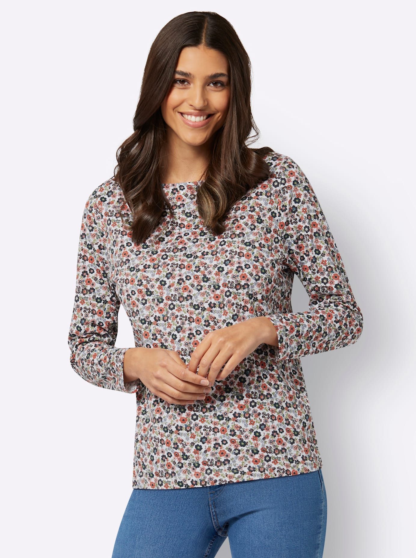 Classic Basics Shirt met lange mouwen (1-delig)