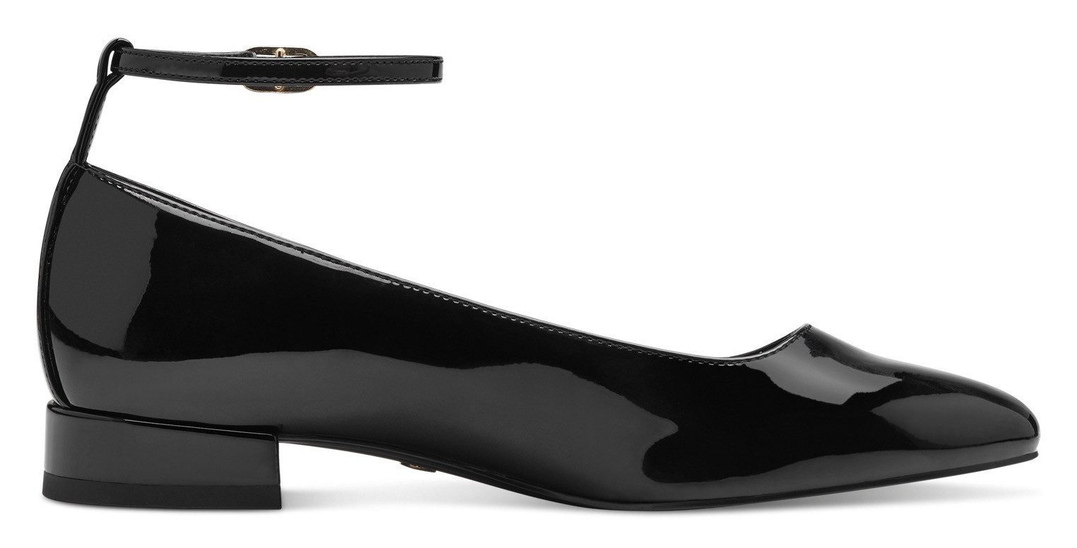 Tamaris Ballerina's Riemchen pumps, flats, platte schoenen in veganistische uitvoering