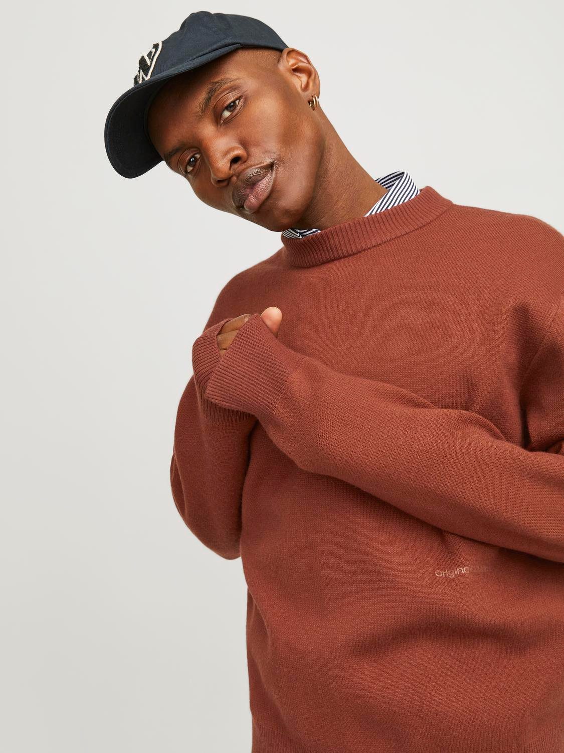 Jack & Jones Trui met ronde hals JORVESTERBRO KNIT CREW NECK SN