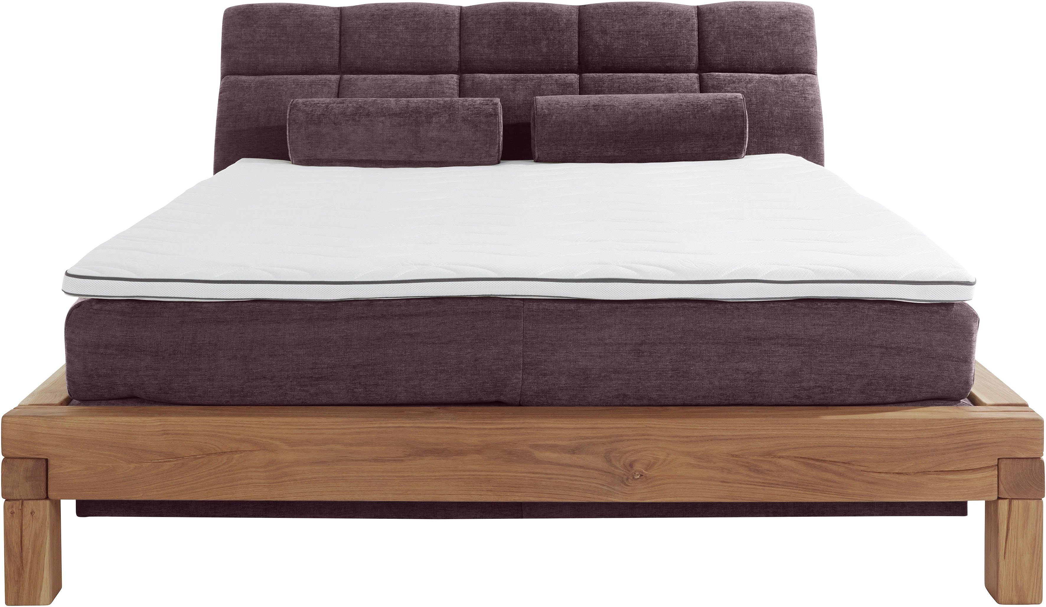 Home affaire Boxspring Villads Ligoppervlak: 180x200 cm, inside-boxspringonderbouw, gerecyclede stoffen