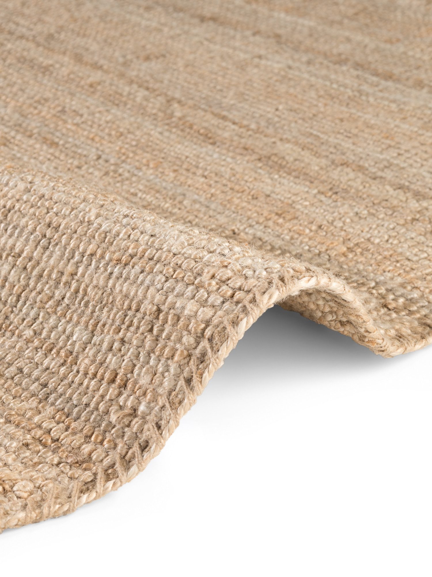 HANSE Home Vloerkleed Jaipur jute tapijt, als loper en rond 100% natuurlijke vezel, woonkamer, eetkamer, slaapkamer, grs