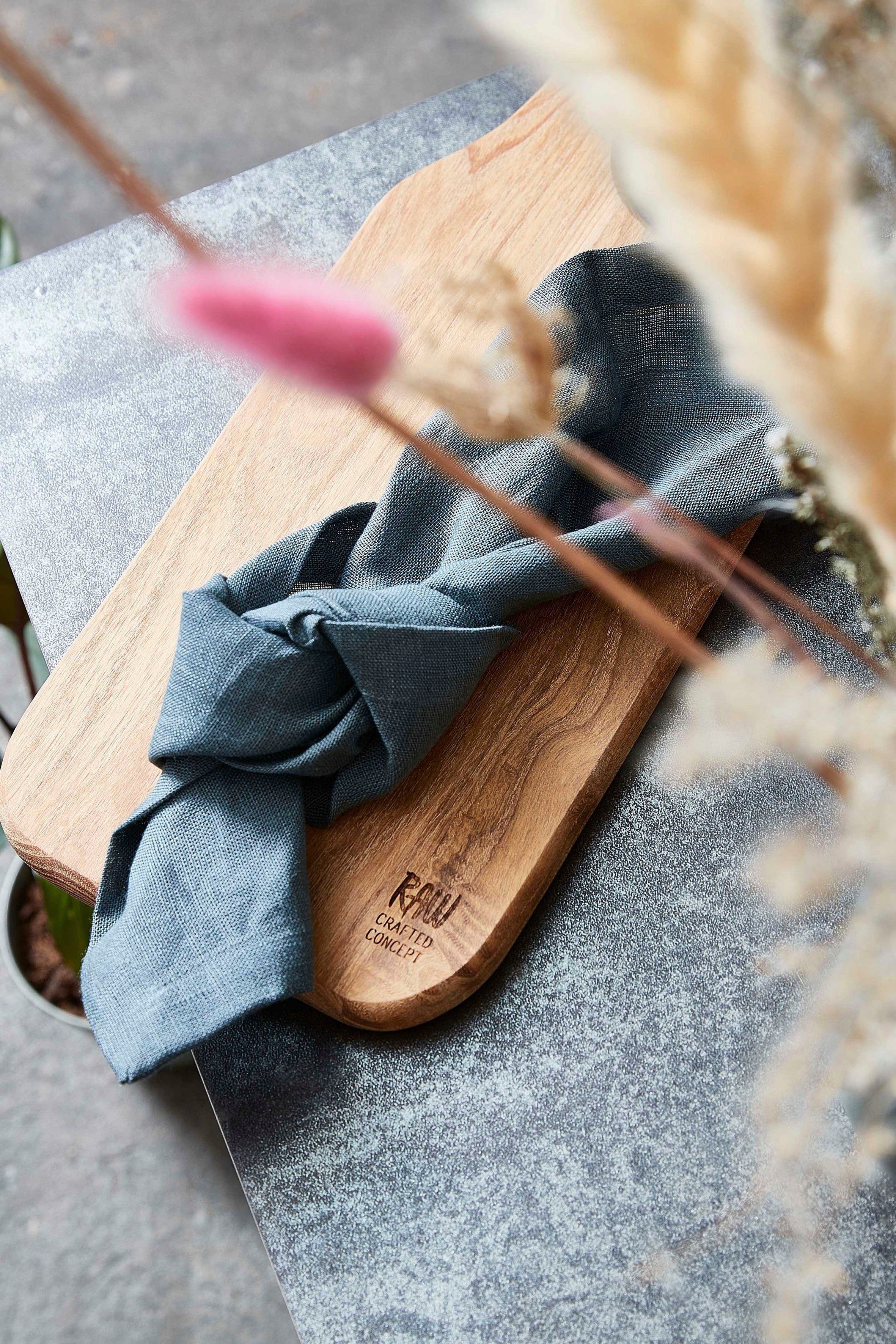 aida RAW Snijplank RAW Teak organisch, elk stuk is uniek