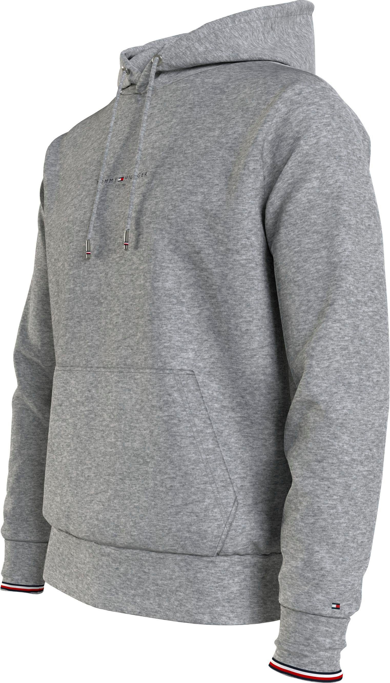 Tommy Hilfiger Hoodie TOMMY LOGO TIPPED HOODY Tommy-Tape binnen aan de halsopening Vlag-Stiksel op de Mouw