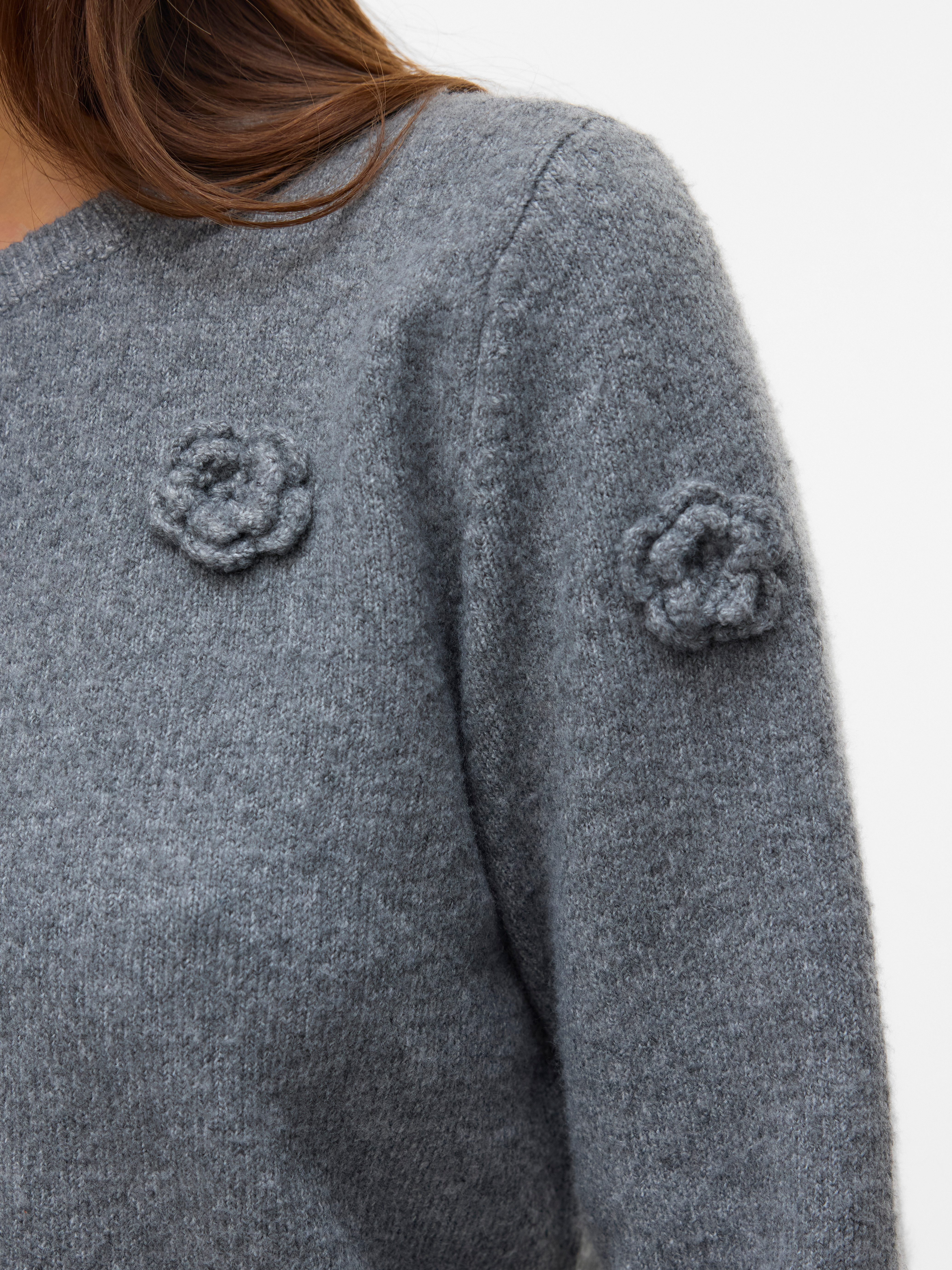 Vero Moda Trui met ronde hals VMROSE LS O-NECK PULLOVER BOO