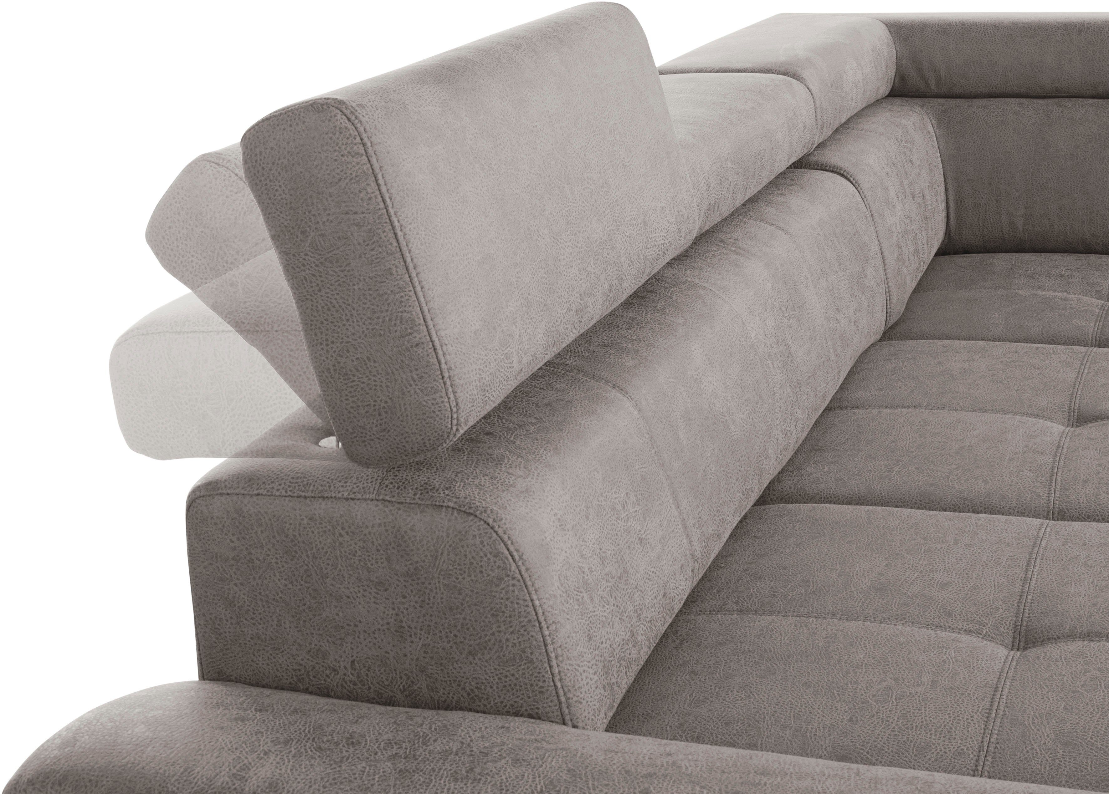 exxpo - sofa fashion Hoekbank Enya, uitgebreide afwerking, hoog zitcomfort, comfortabel, L-vorm