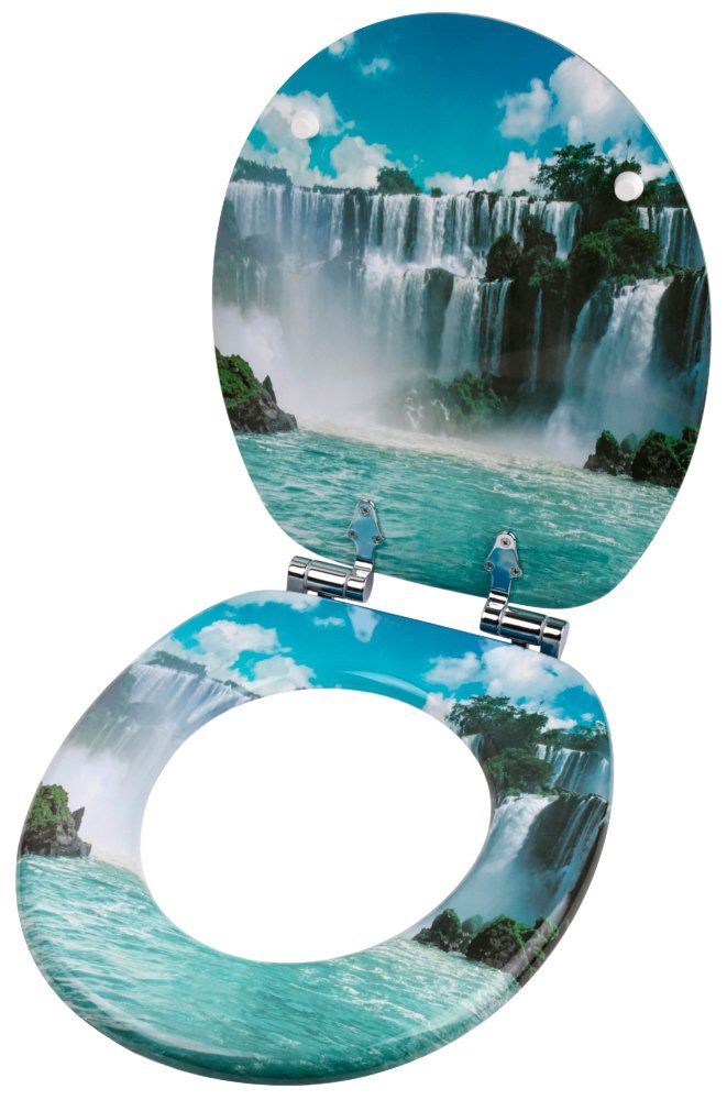 Sanilo Toiletzitting Waterval met soft-closemechanisme