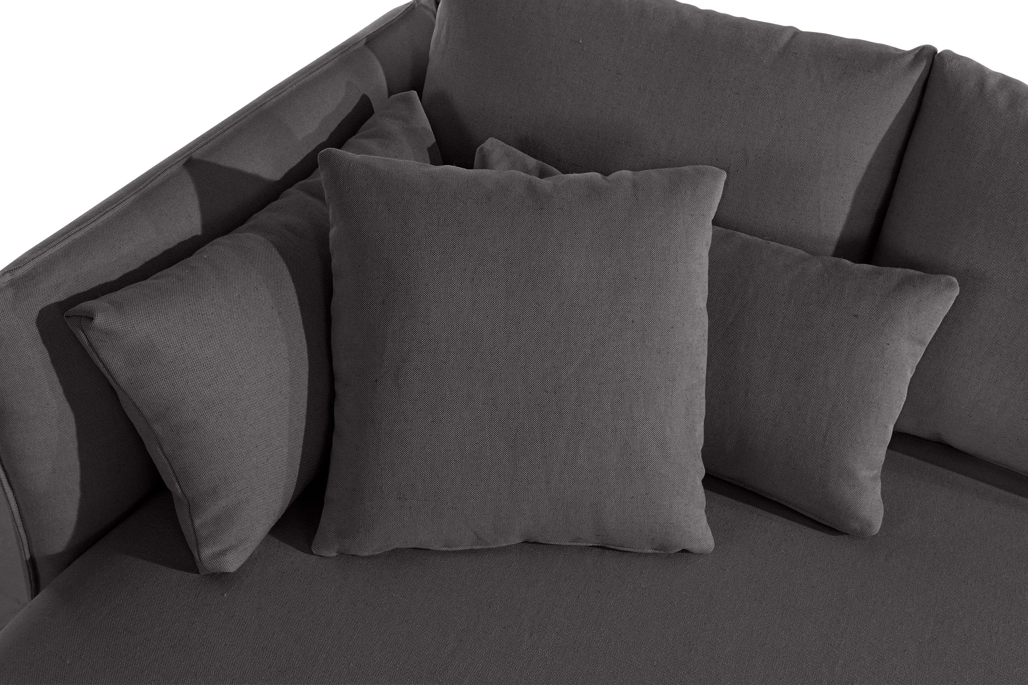 andas Ottomane Nöre korte lounge-module - zelf samenstellen, breedte 138 cm, diepte 128 cm