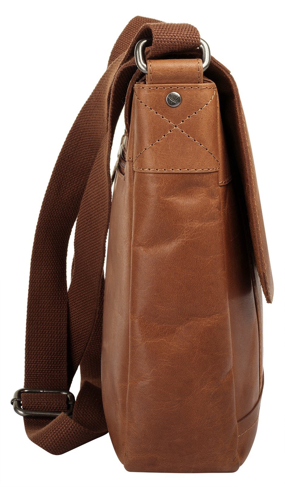 Sansibar Messenger Bag echt leder