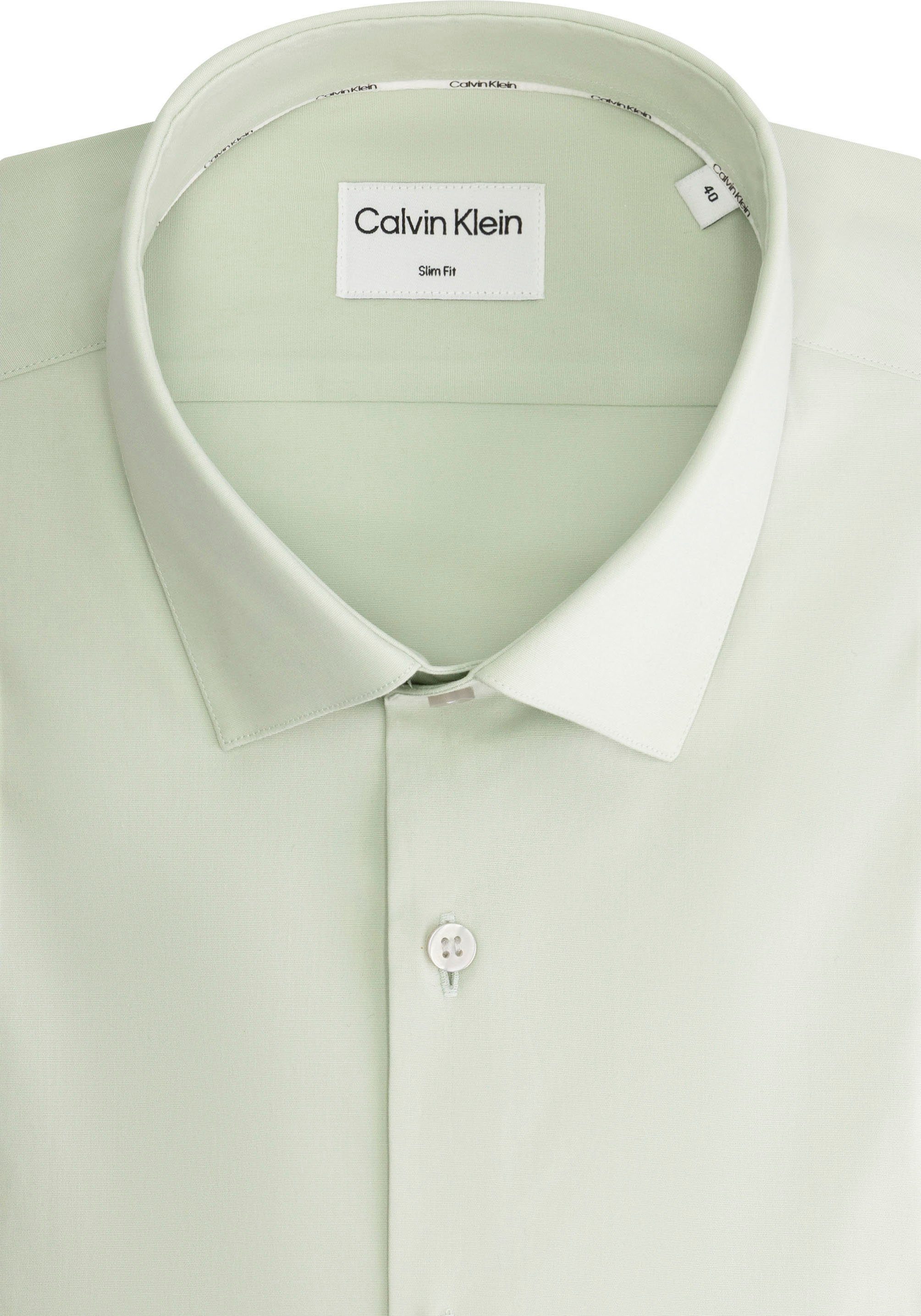 Calvin Klein Businessoverhemd POPLIN STRETCH SLIM SHIRT