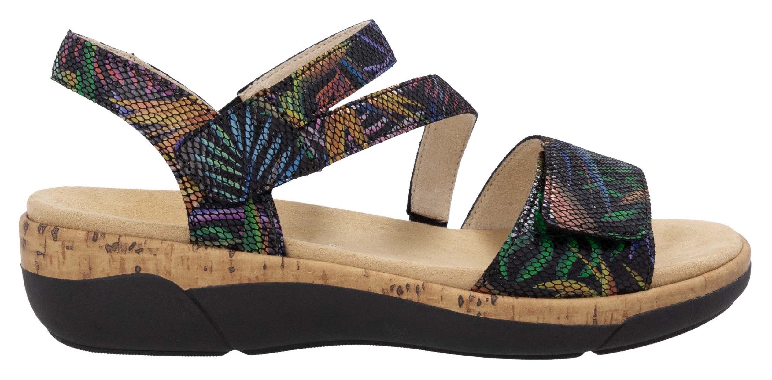 Remonte Sleehaksandaaltjes , zomer schoen, klittenbandschoen, riemchensandaal met zachte binnenzool