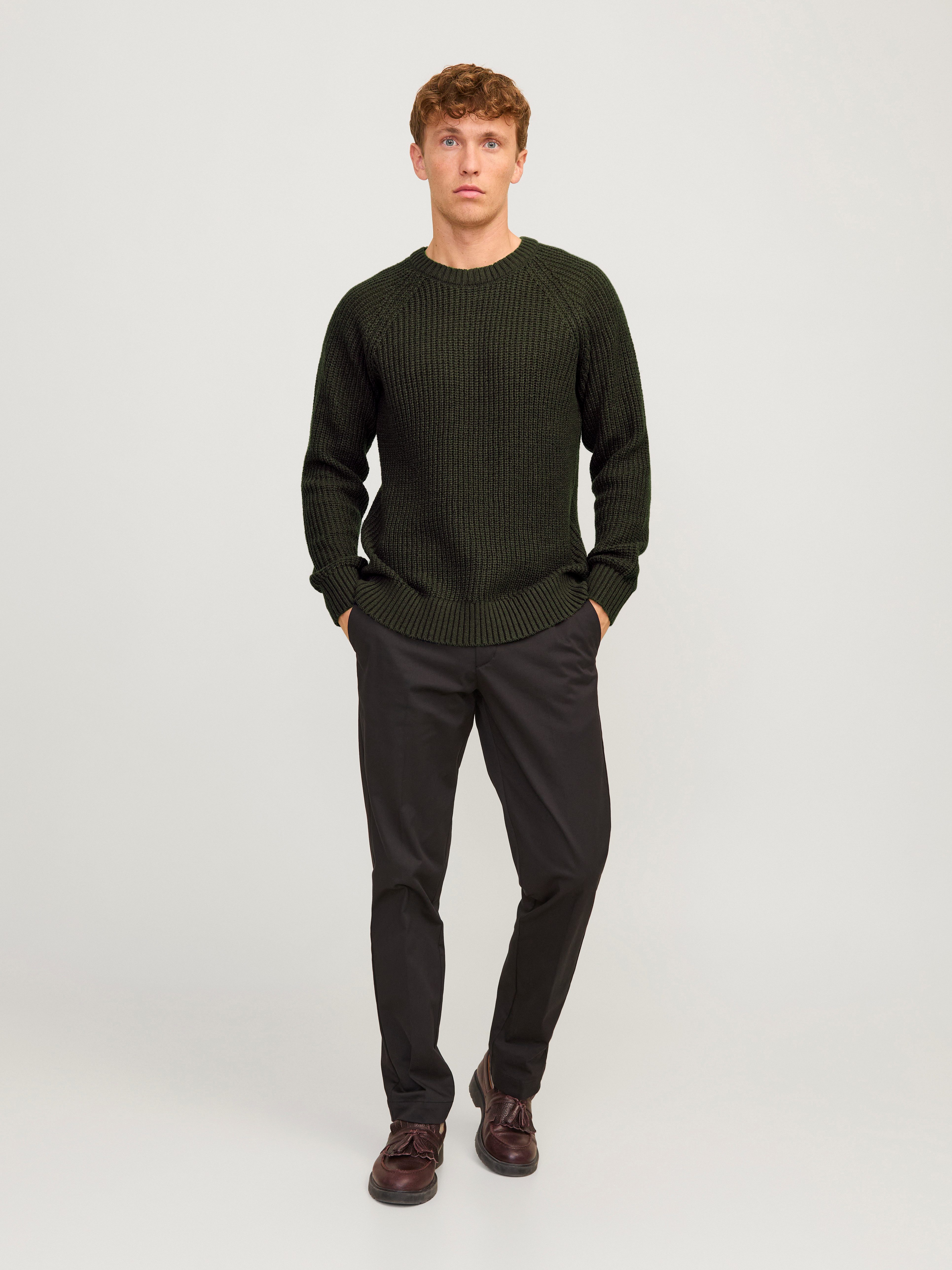 Jack & Jones Trui met ronde hals JJJONES KNIT CREW NECK