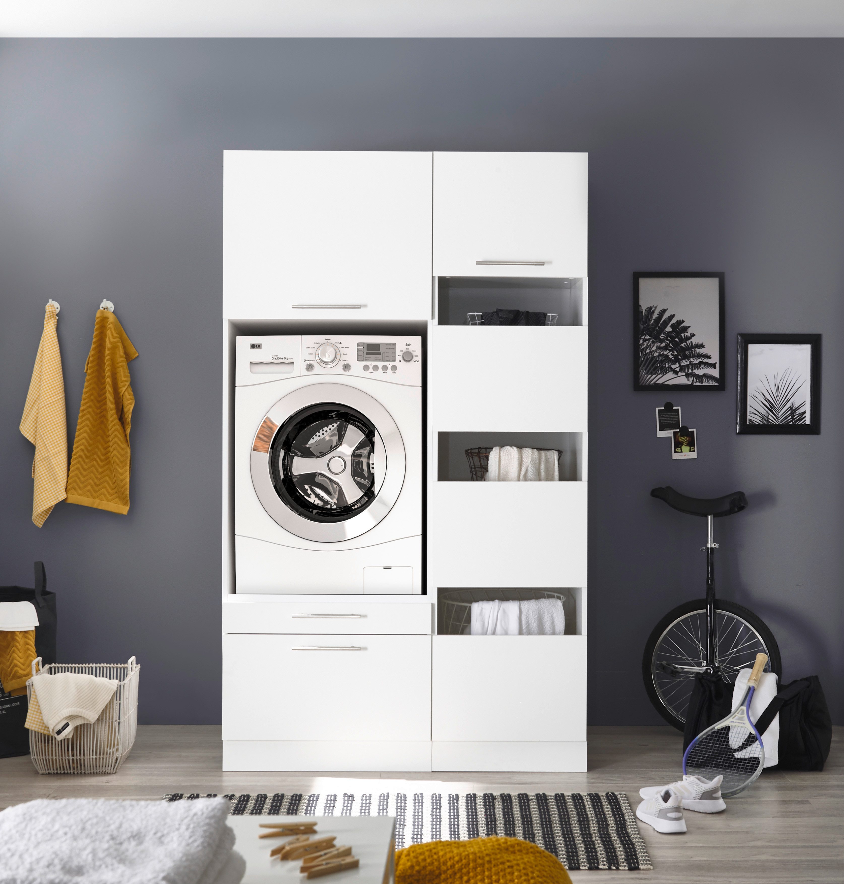 RESPEKTA Multifunctionele kastenset Clara-Set 8 (h x b x d) 200 x 117,4 x 67,6 cm (2 stuks)