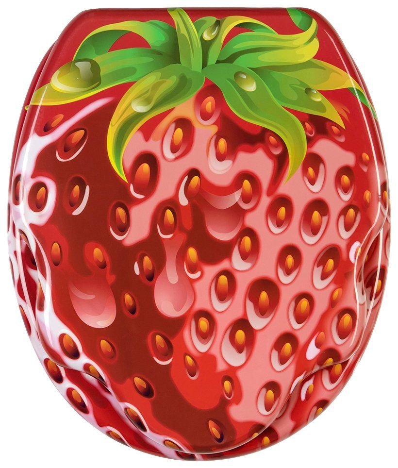 te ontvangen Korst privacy Sanilo Toiletzitting Strawberry met soft-closemechanisme in de online winkel  | OTTO