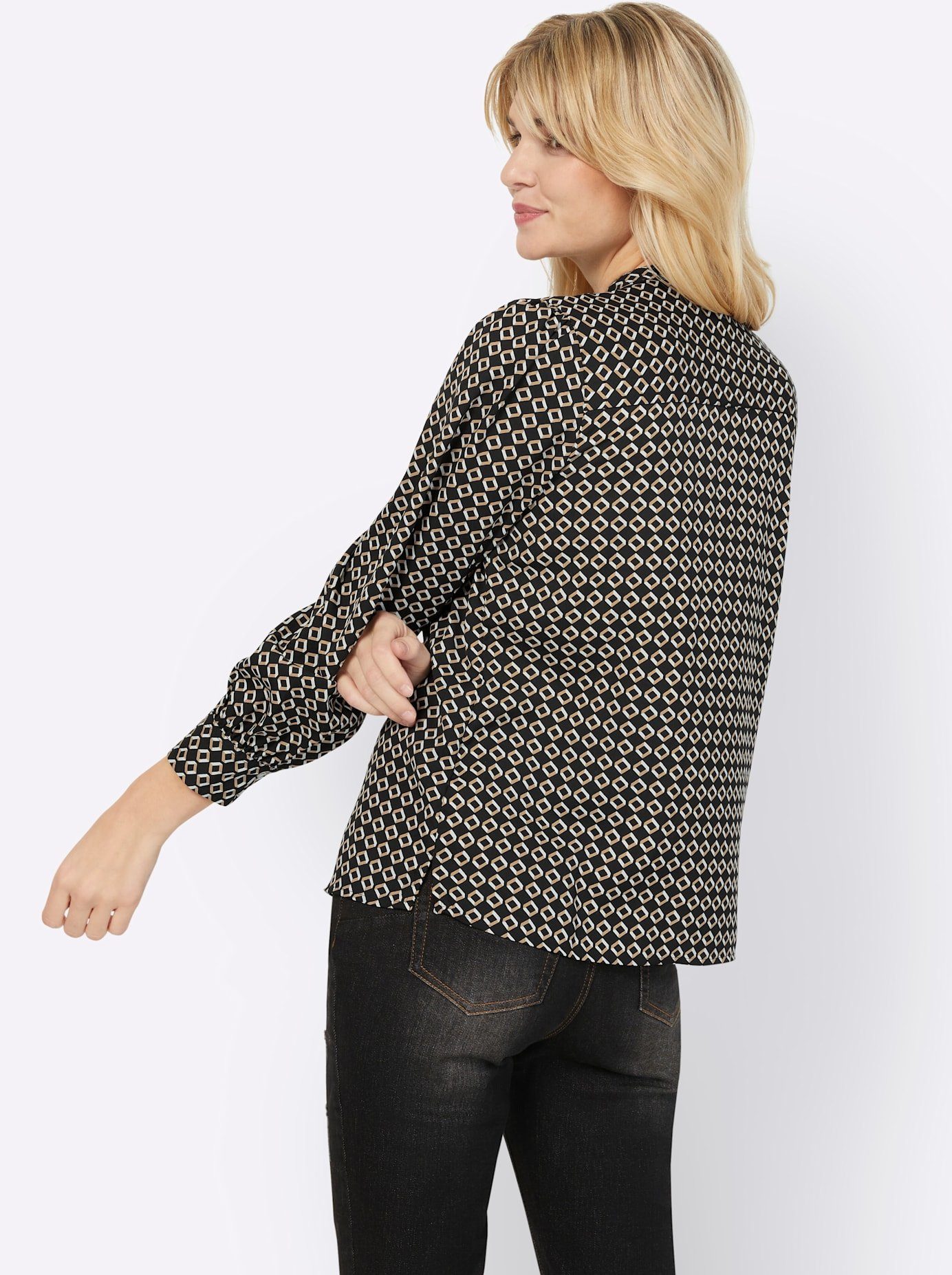 heine Gedessineerde blouse