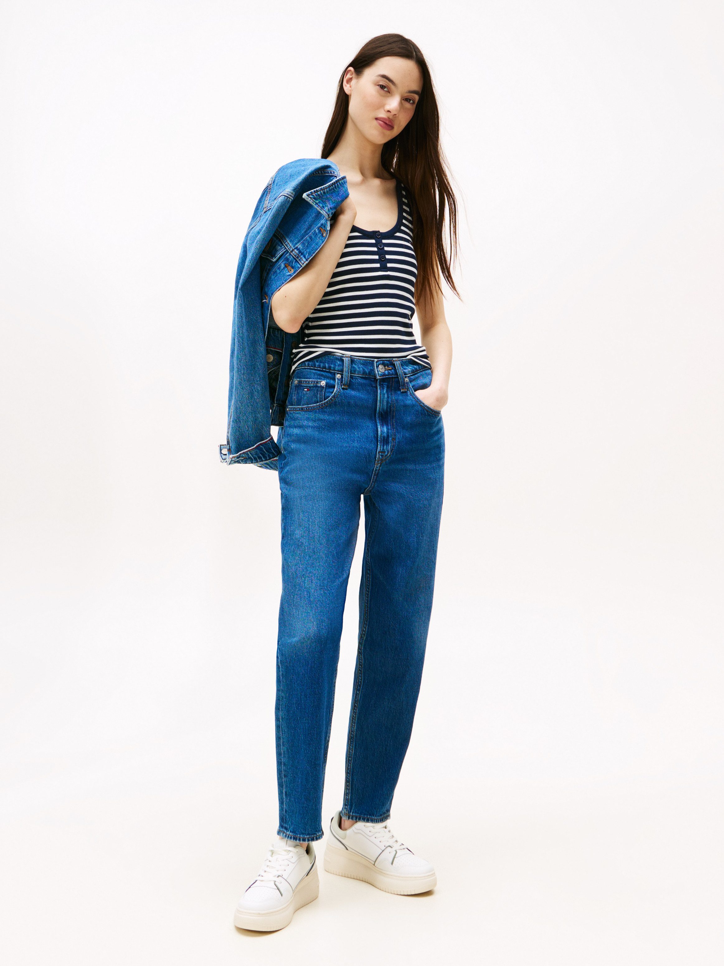 TOMMY JEANS Mom jeans High waist - Mom-Jeans Tapered
