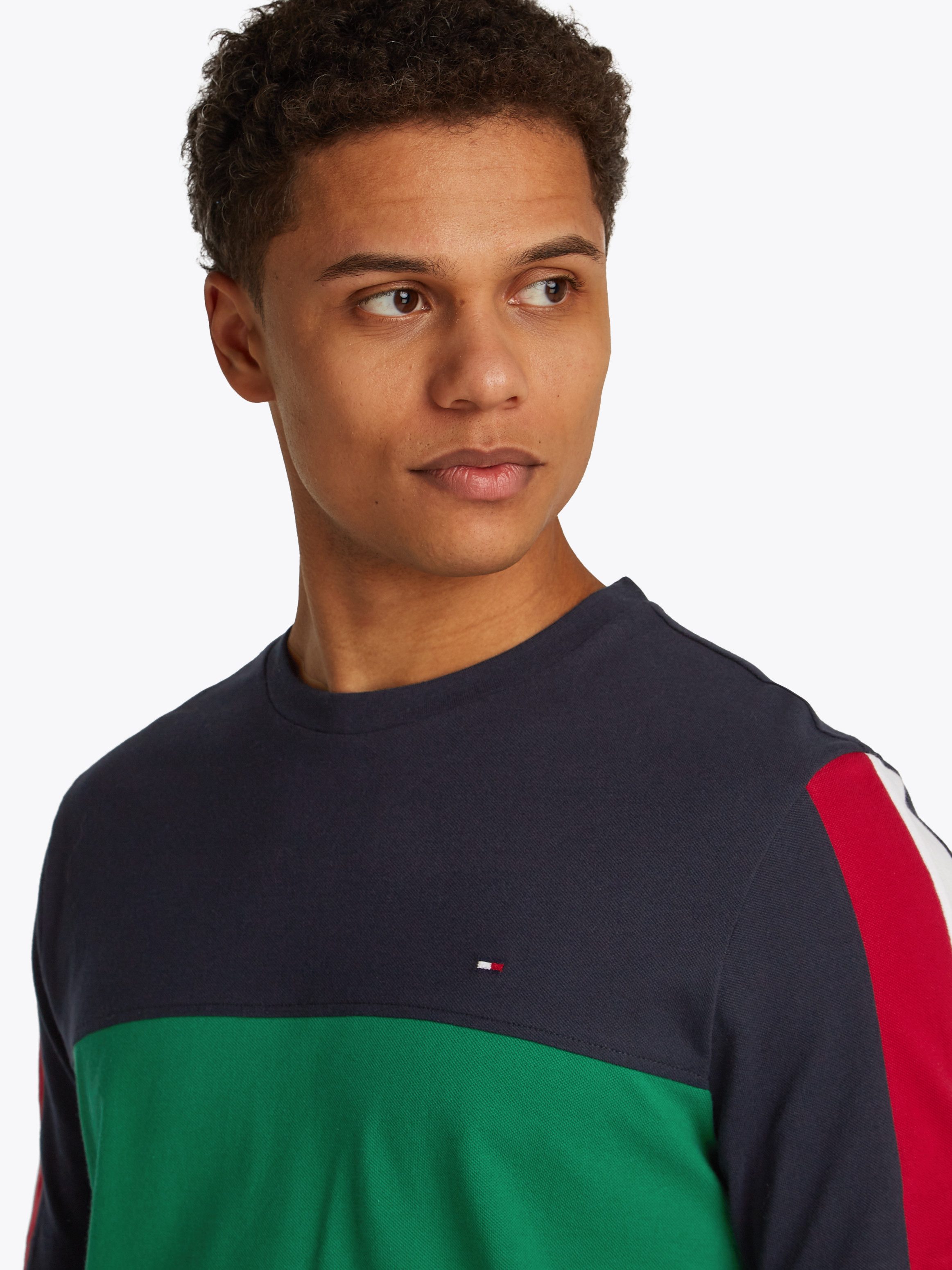 Tommy Hilfiger T-shirt GLOBAL STRIPE COLOURBLOCK TEE