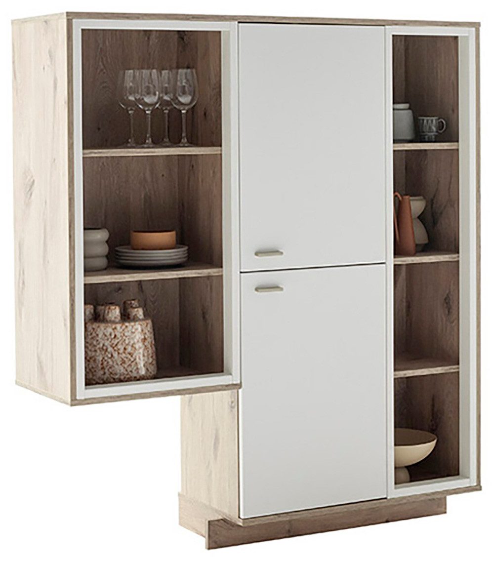MCA furniture Highboard SANTERNO alleen in combinatie met type 46310960! breedte 124 cm