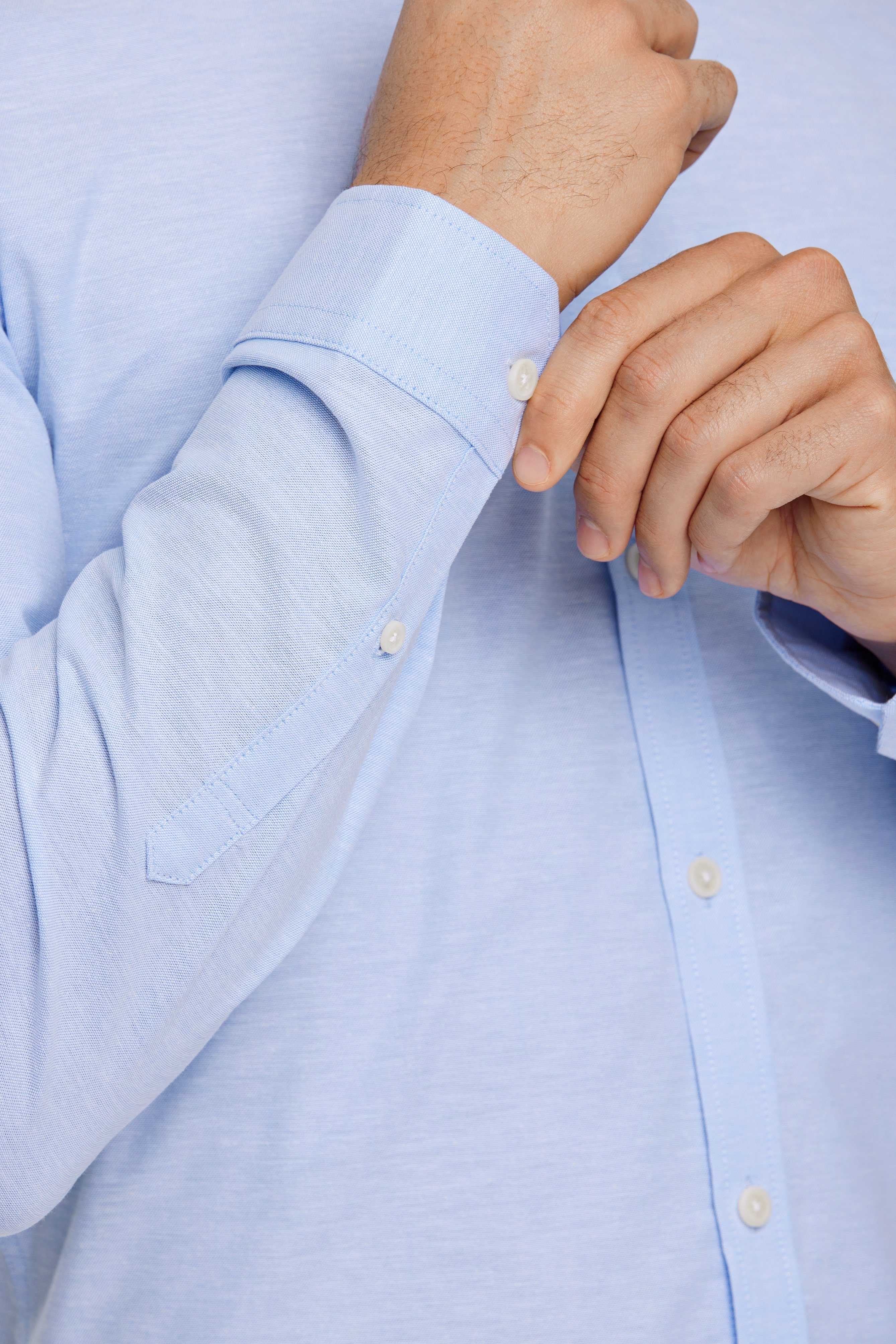 LINDBERGH Businessoverhemd met button-downkraag