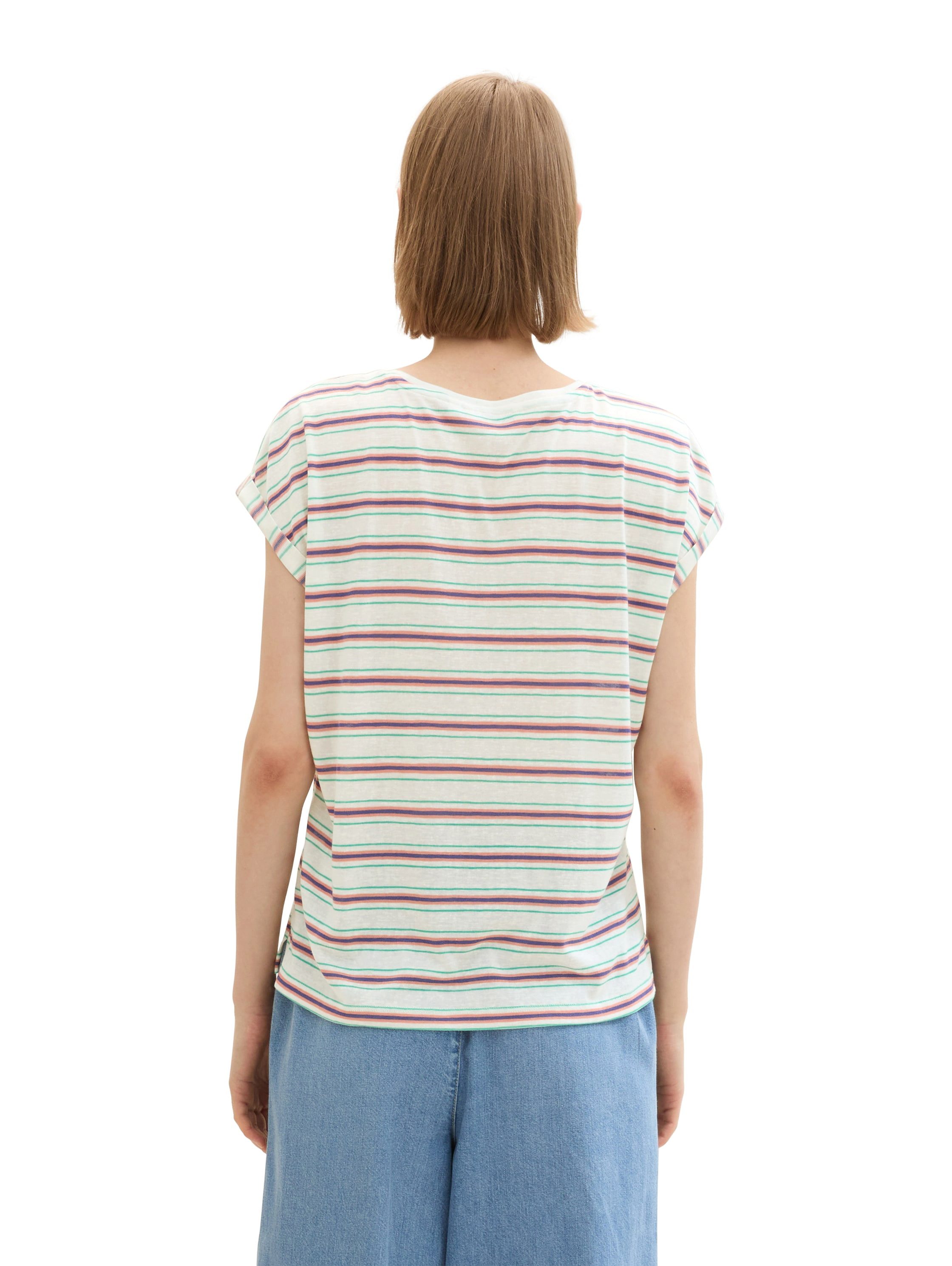 Tom Tailor Denim T-shirt met zijsplit