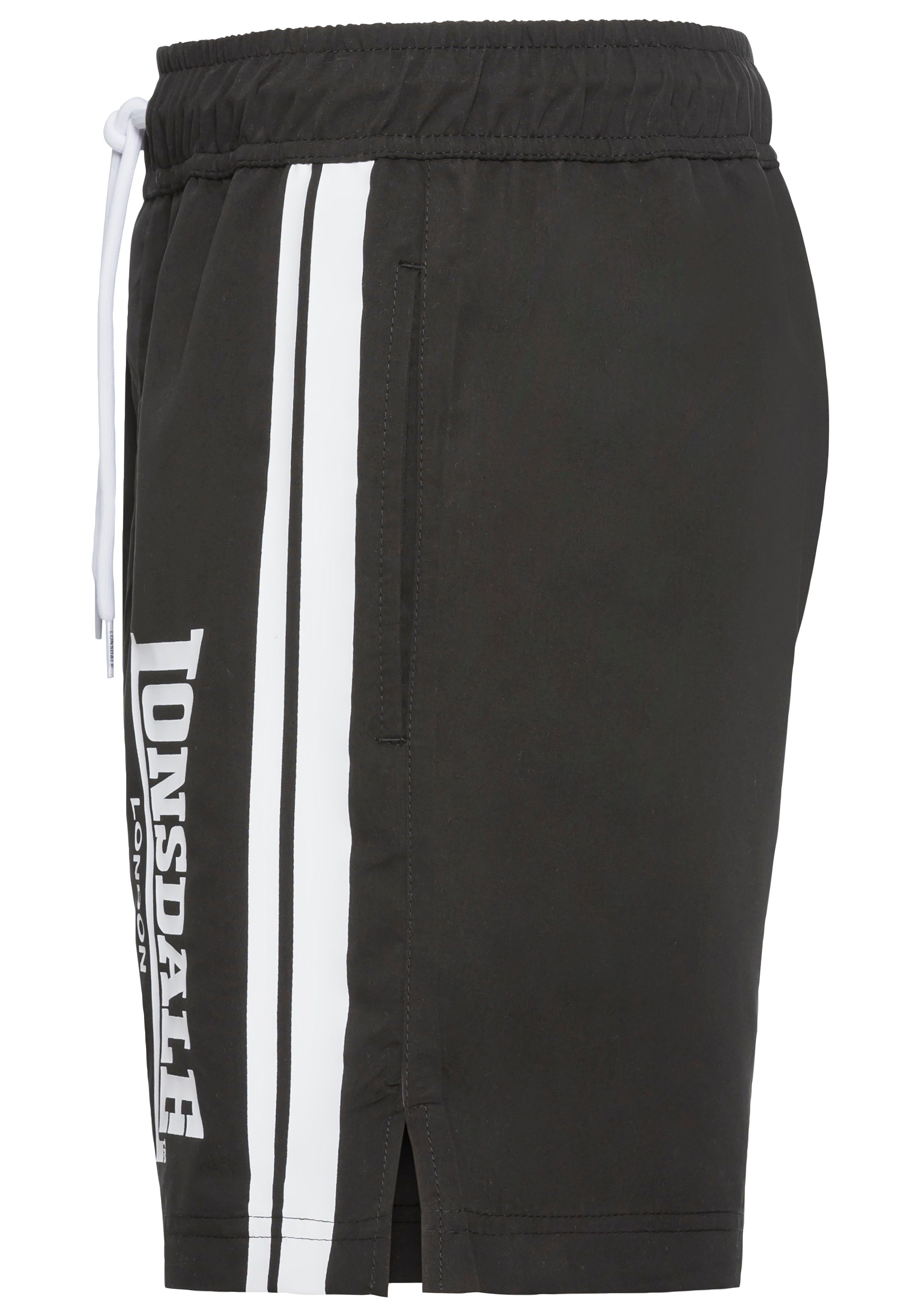 Lonsdale Short TAMESIDE zwembroek met elastische band en rijgkoord
