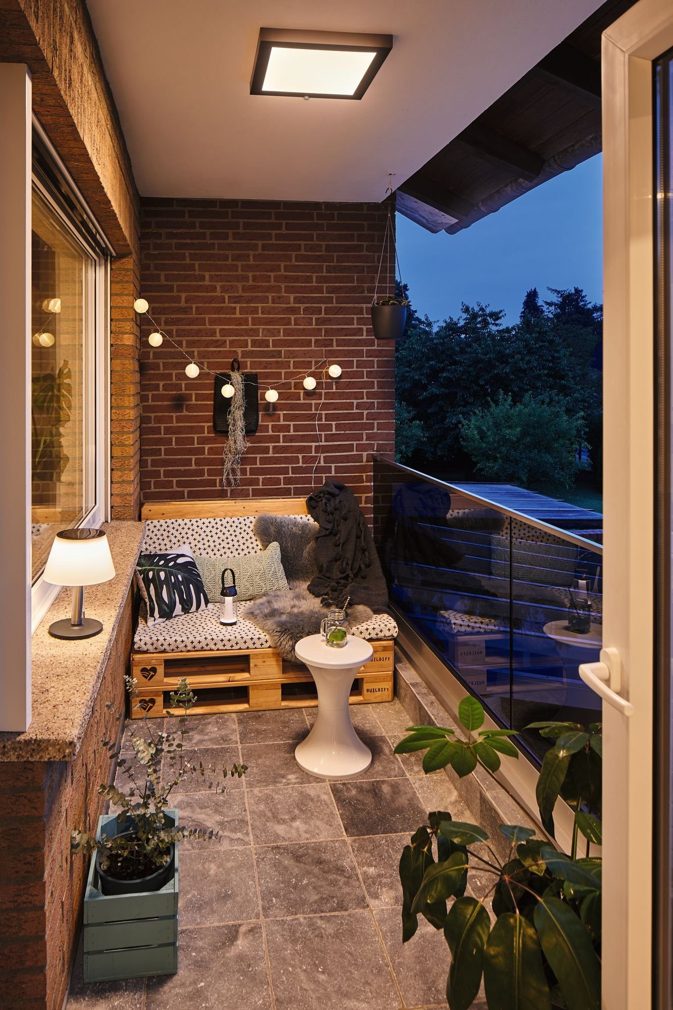 Paulmann Led-tafellamp voor buiten Acculamp Cupulino IP44 3000K transparant, antraciet (1 stuk)