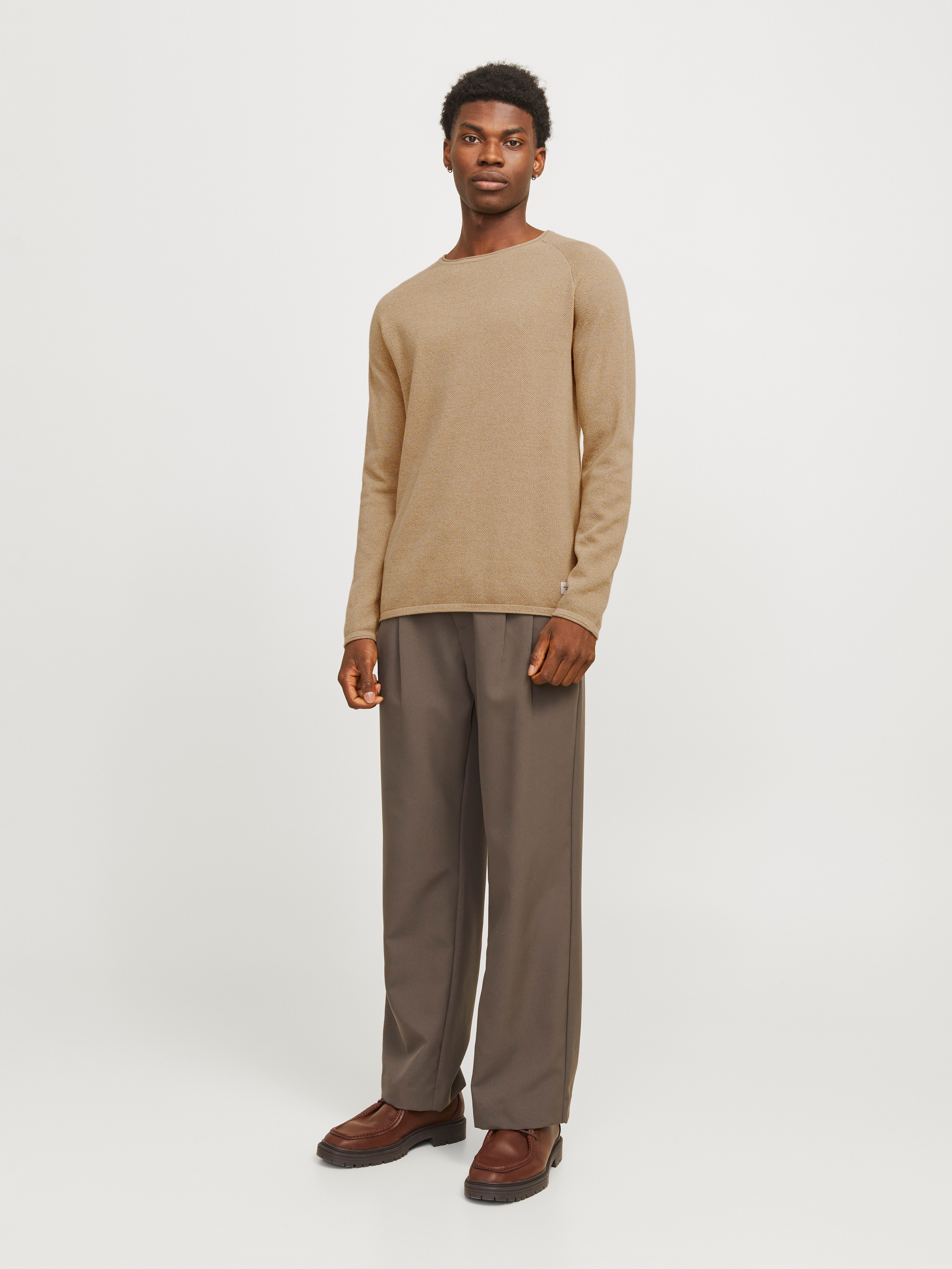 Jack & Jones Trui met ronde hals JJEHILL KNIT CREW NECK NOOS