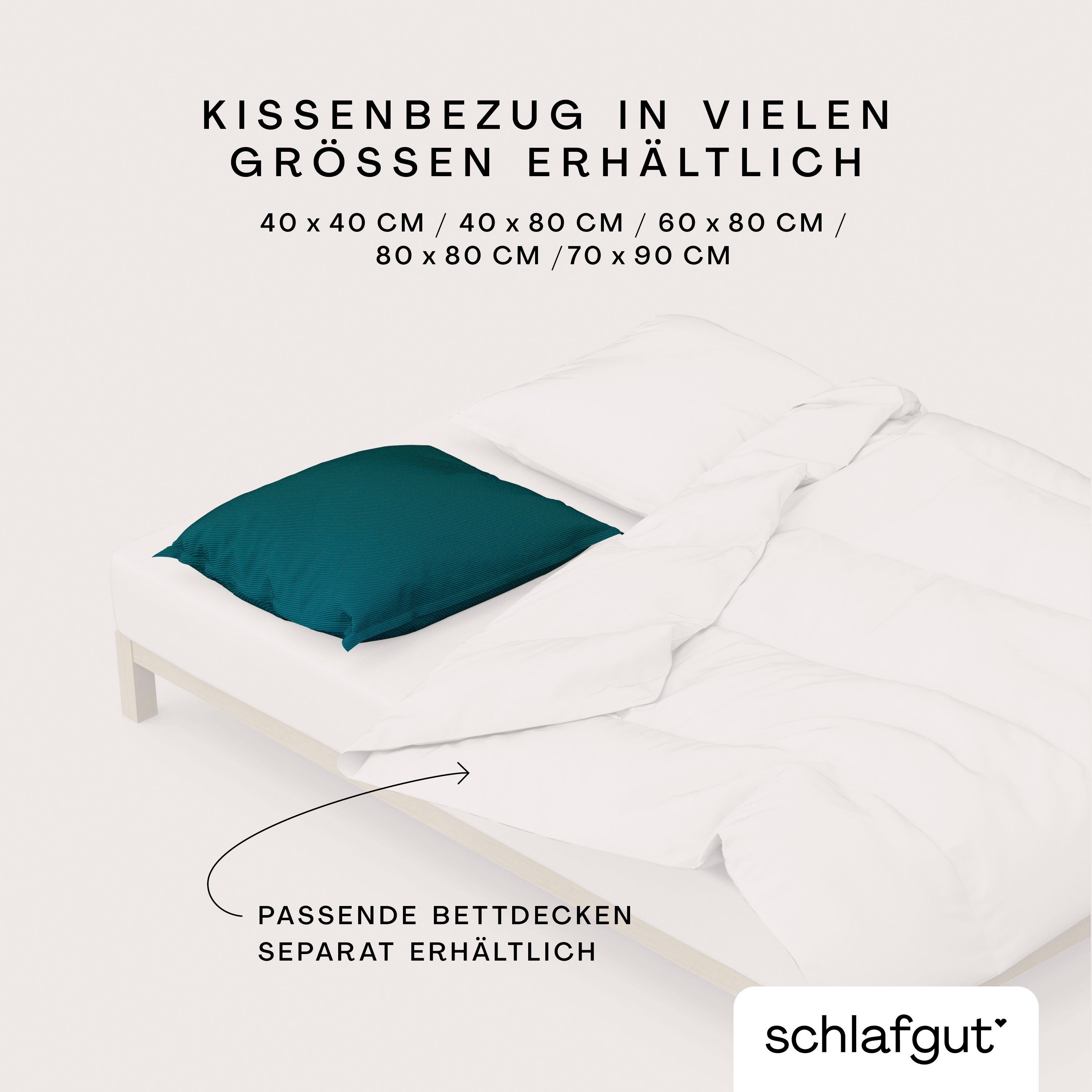 Schlafgut Kussenovertrek Woven Satin Fade (1 stuk)