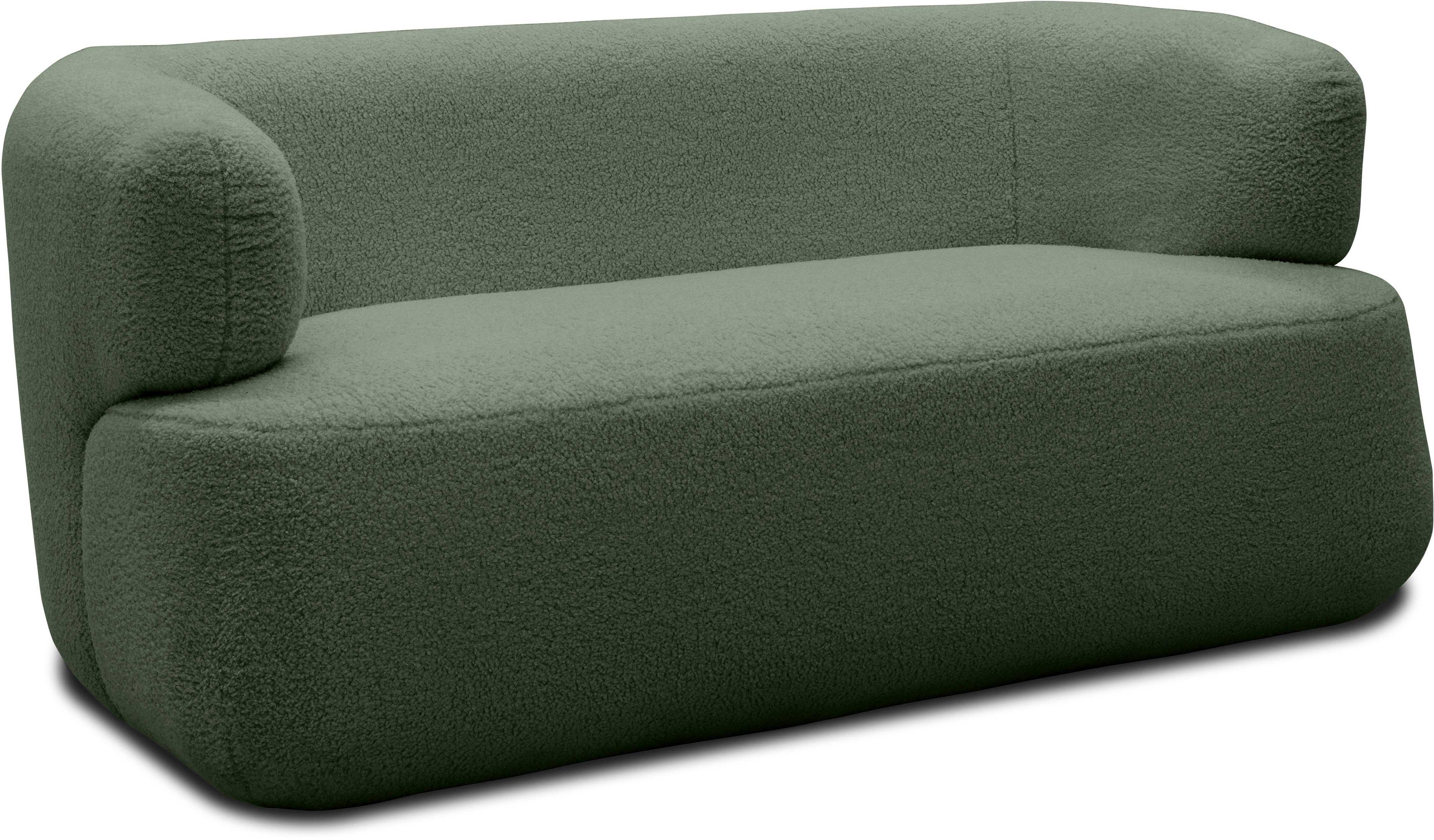 DOMO collection 2-zitsbank 800012 designbank, comfortabel en elegant, organische vormtaal