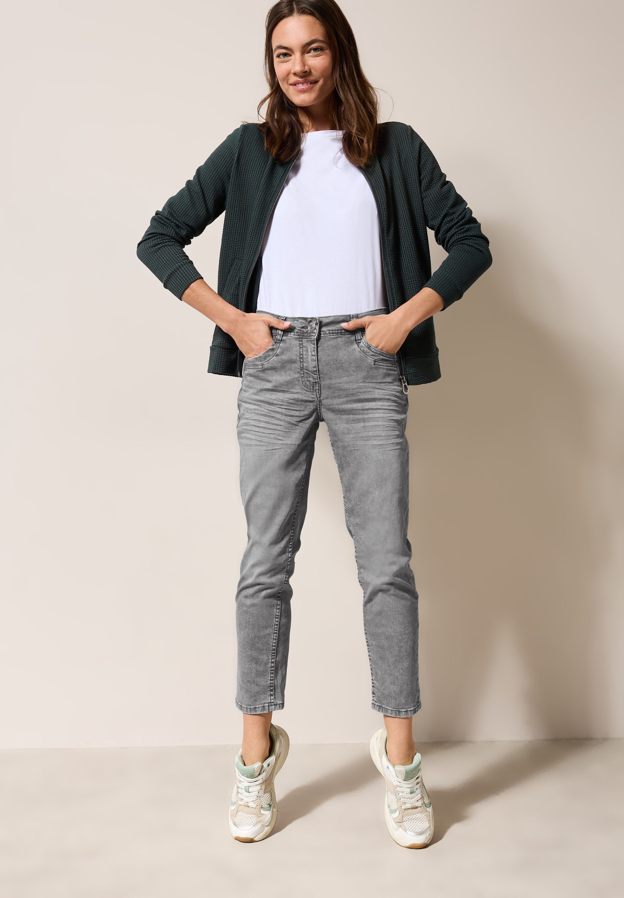Cecil 5-pocket jeans Stijl Scarlett Mid waist met smal been