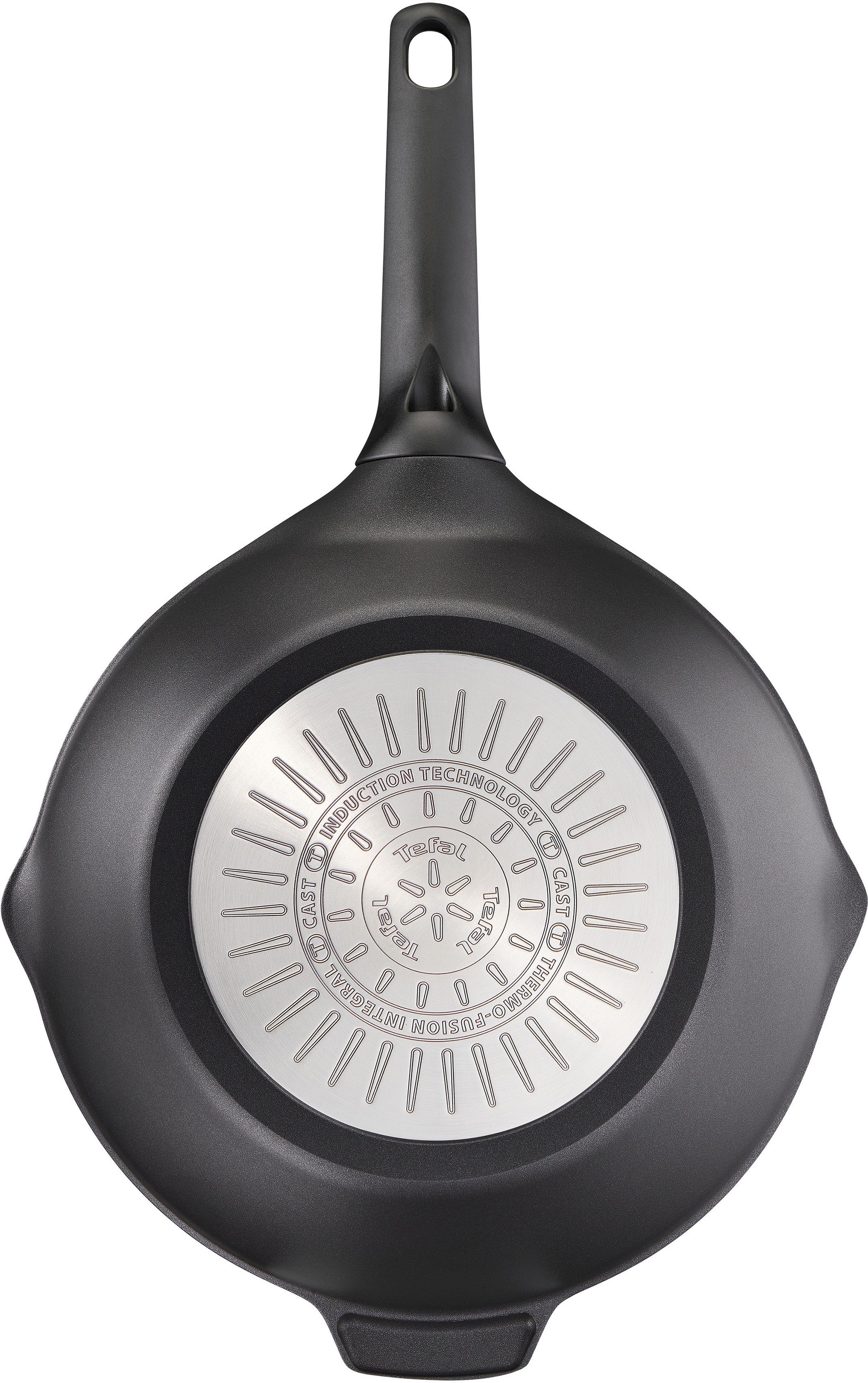 Tefal Wok Robusto Aluminiumgietwerk, anti-aanbaklaag, thermo-signaal, voor alle kookplaten, inductie (1-delig)