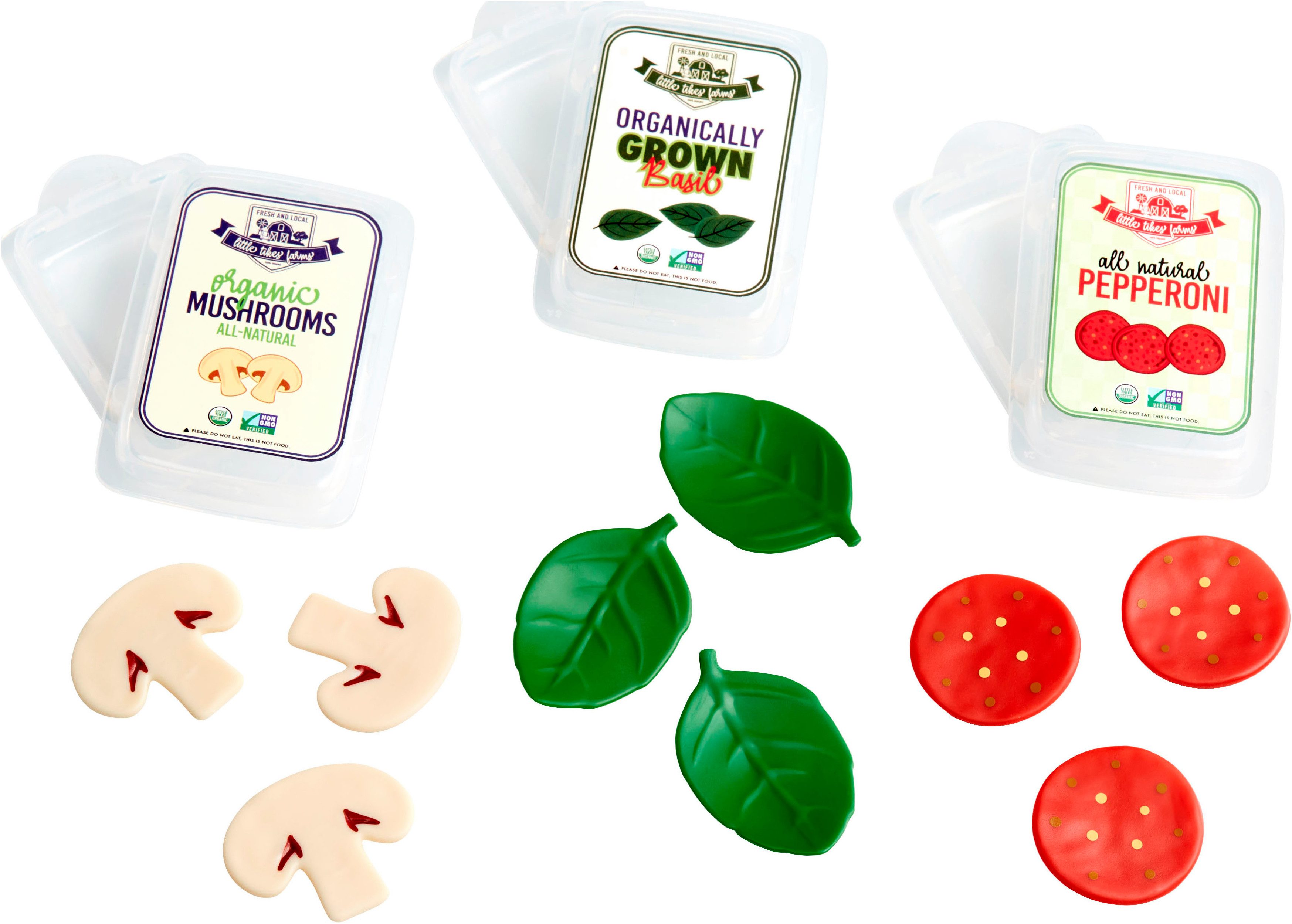 Little Tikes® Speelgoed-levensmiddelen Creative Chefs Pizza Kit (18-delig)