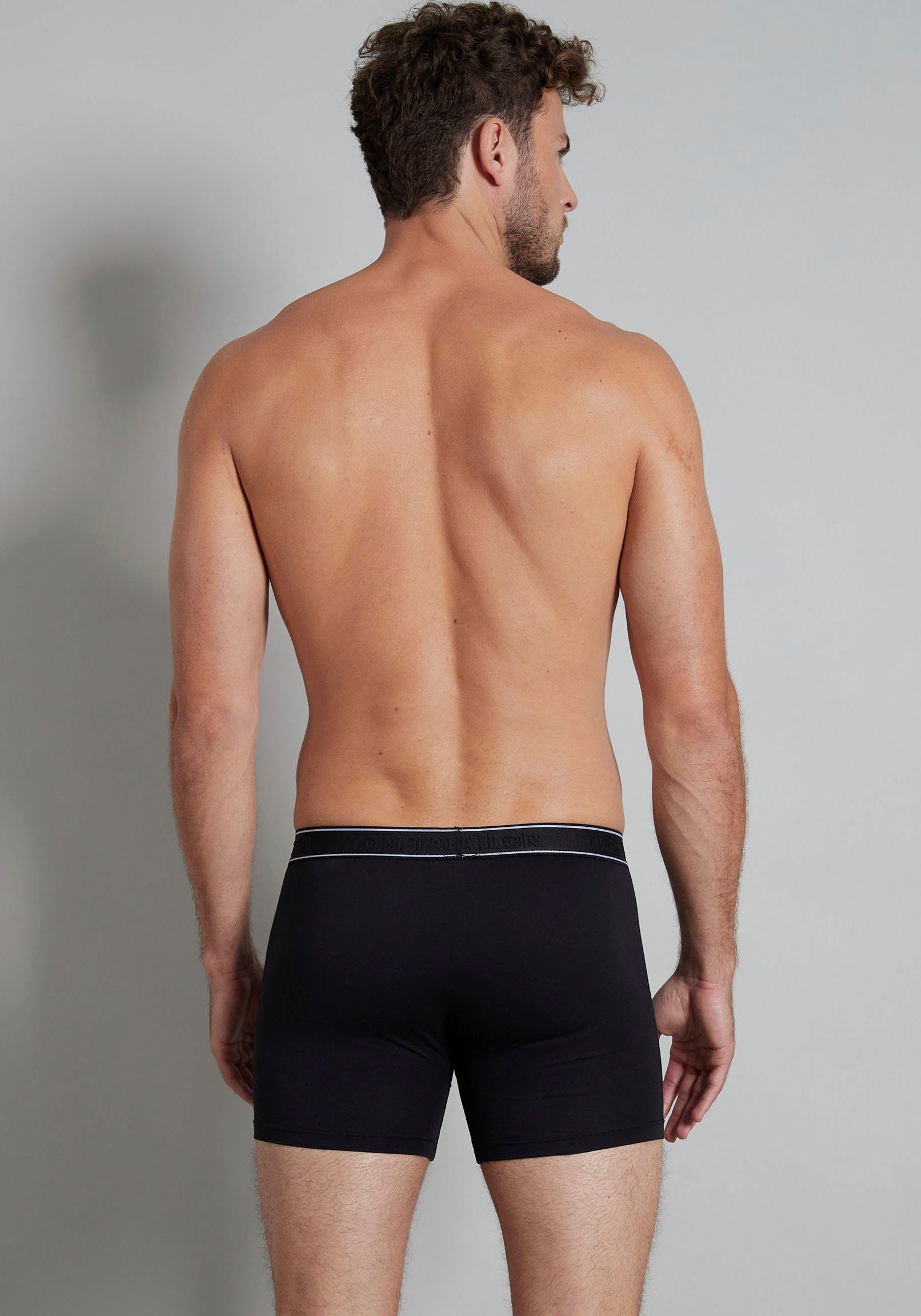 Tom Tailor Lange onderbroek Vancouver met aangename materiaalmix (2 stuks)