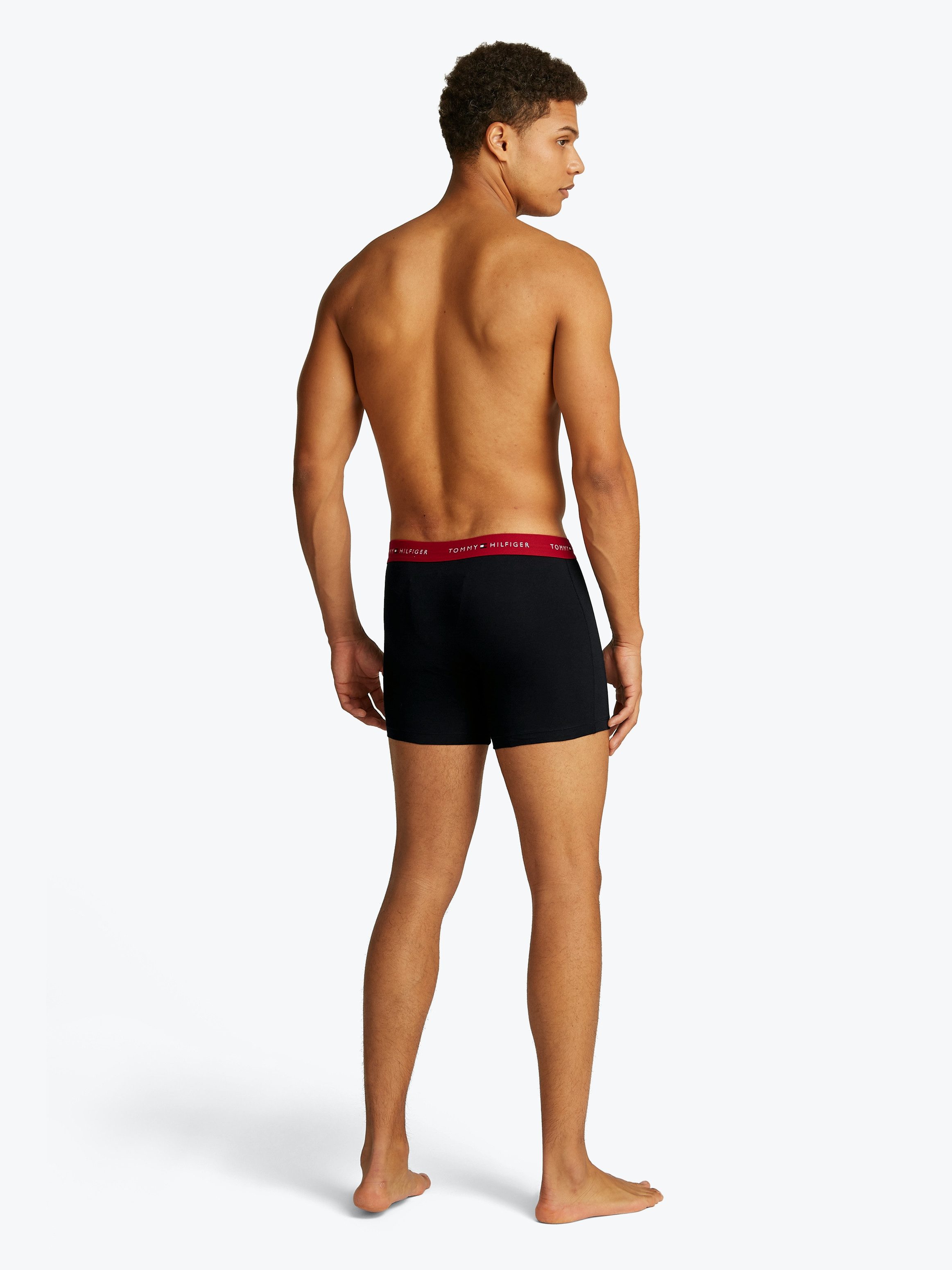 Tommy Hilfiger Underwear Boxershort 3P BOXER BRIEF WB met contrasterende logo-band (3 stuks)