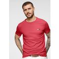 tommy jeans t-shirt tjm chest logo tee rood