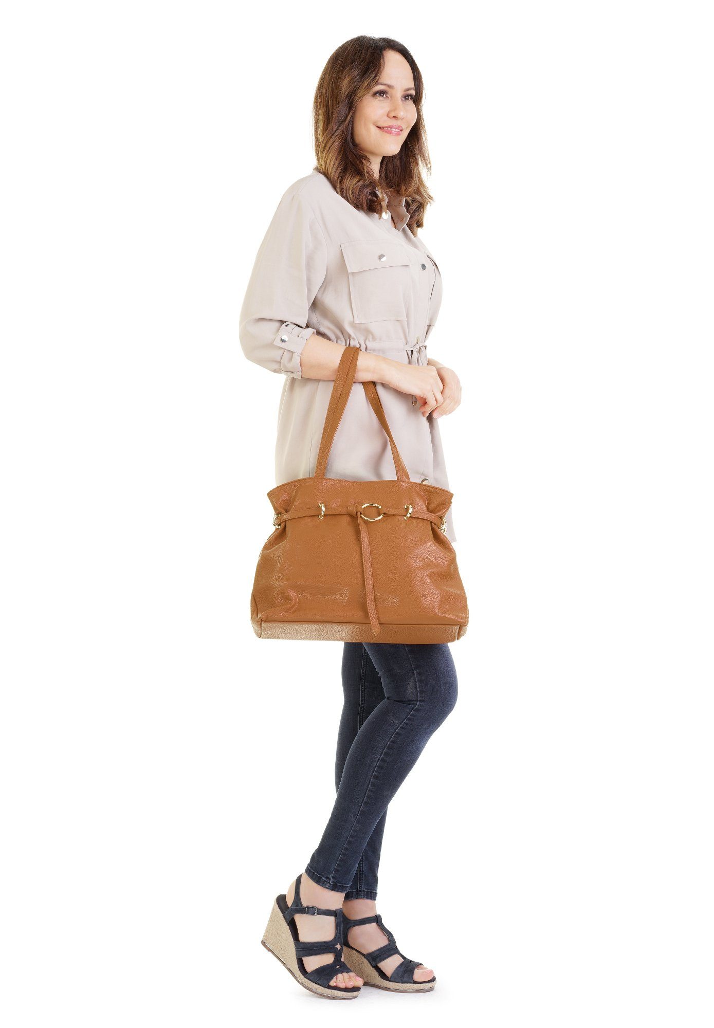 Samantha Look Tas echt leer, made in italy