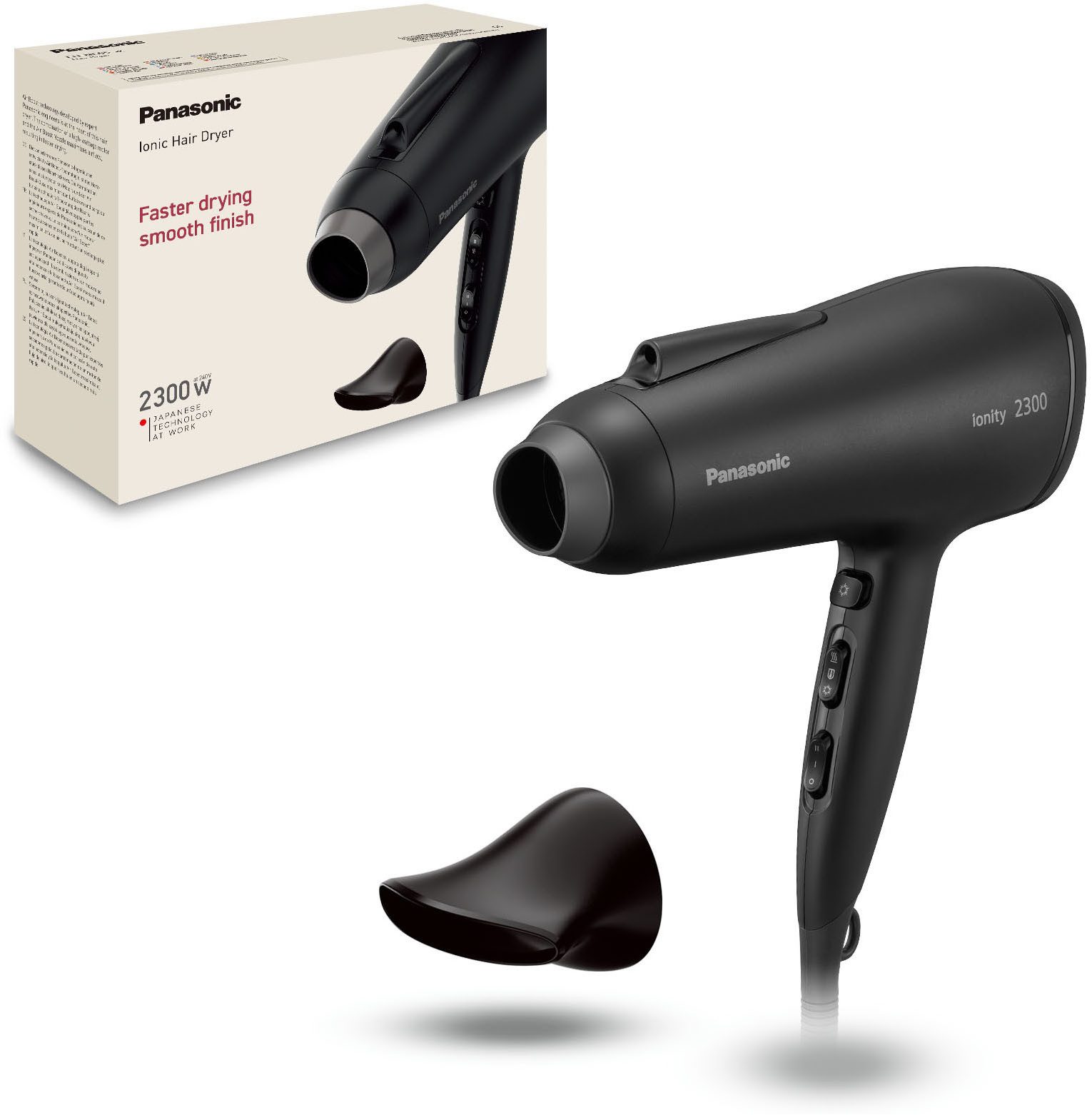 Panasonic Ionic haardroger EH-NE85-K825 Ionen haardroger, Air Boost-technologie