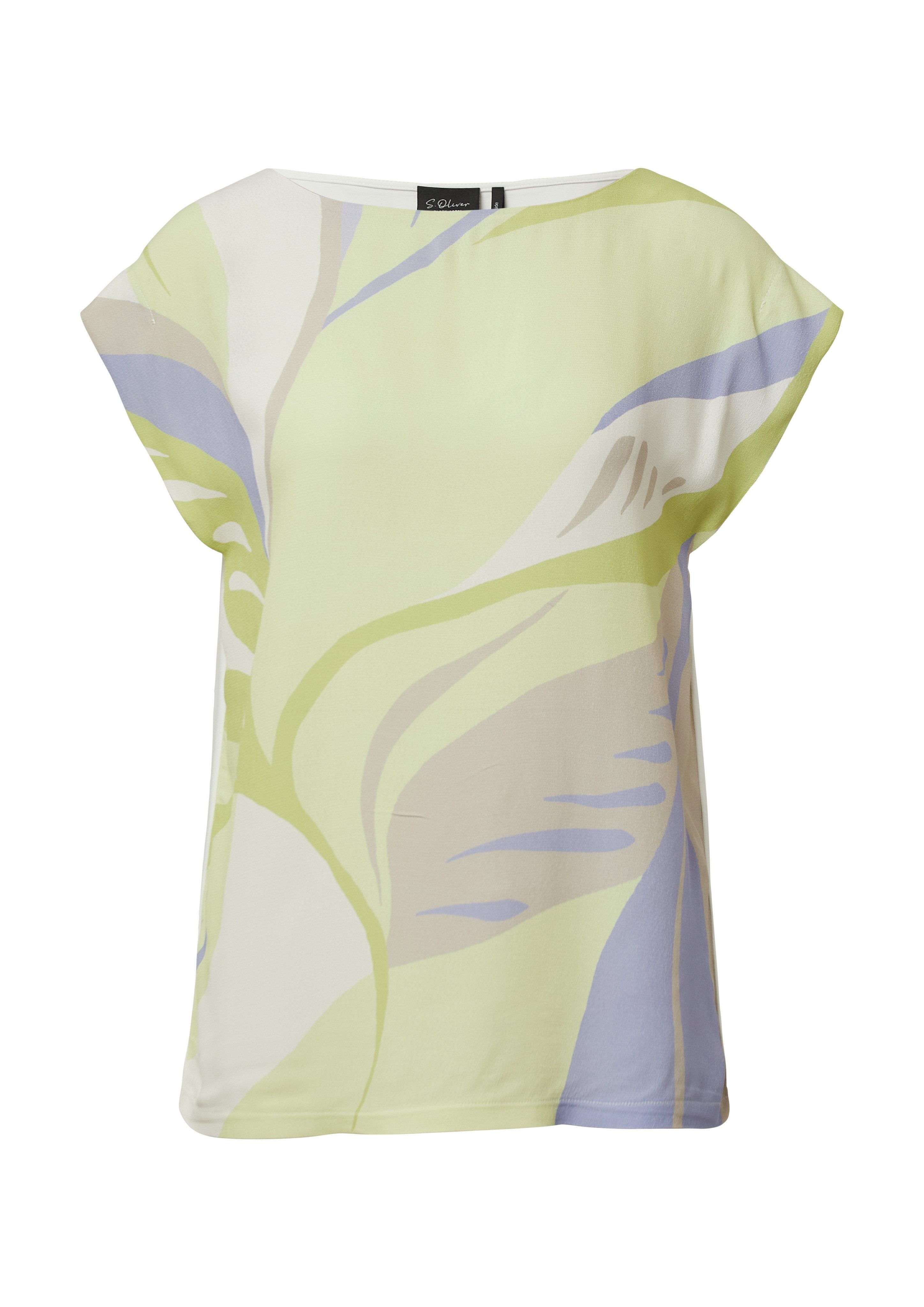 s.Oliver BLACK LABEL T-shirt met print all-over