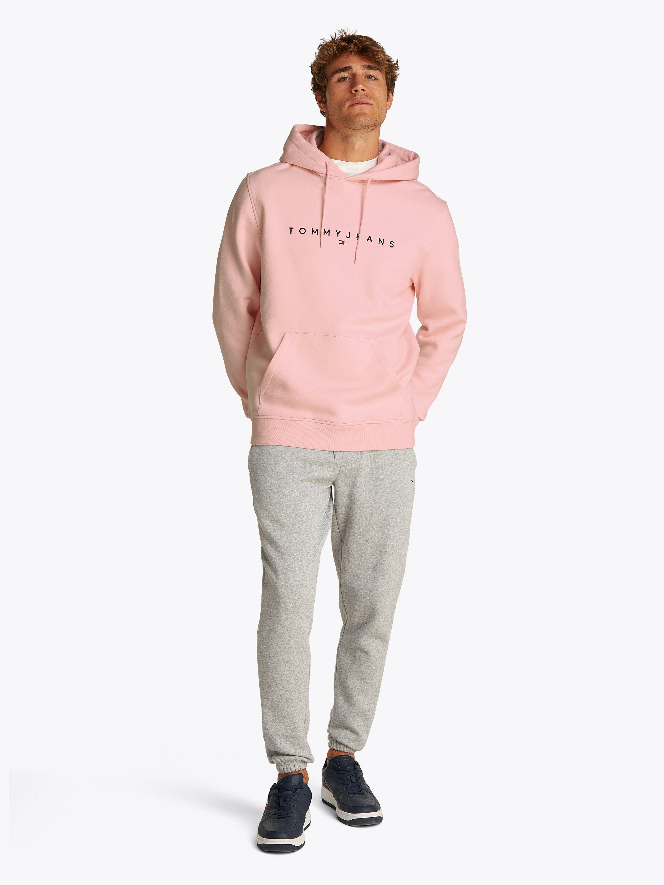 TOMMY JEANS Hoodie TJM REG LINEAR LOGO HOODIE EXT