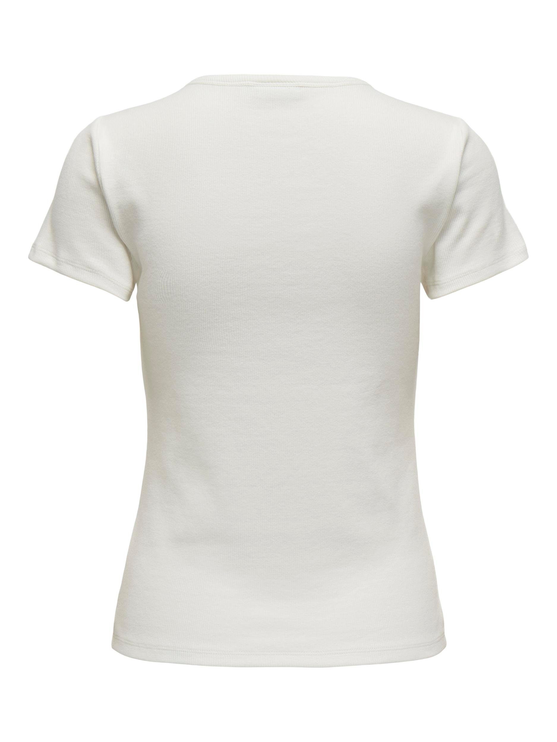 JDY Shirt met ronde hals JDYSOLAR S/S O NECK TOP JRS NOOS
