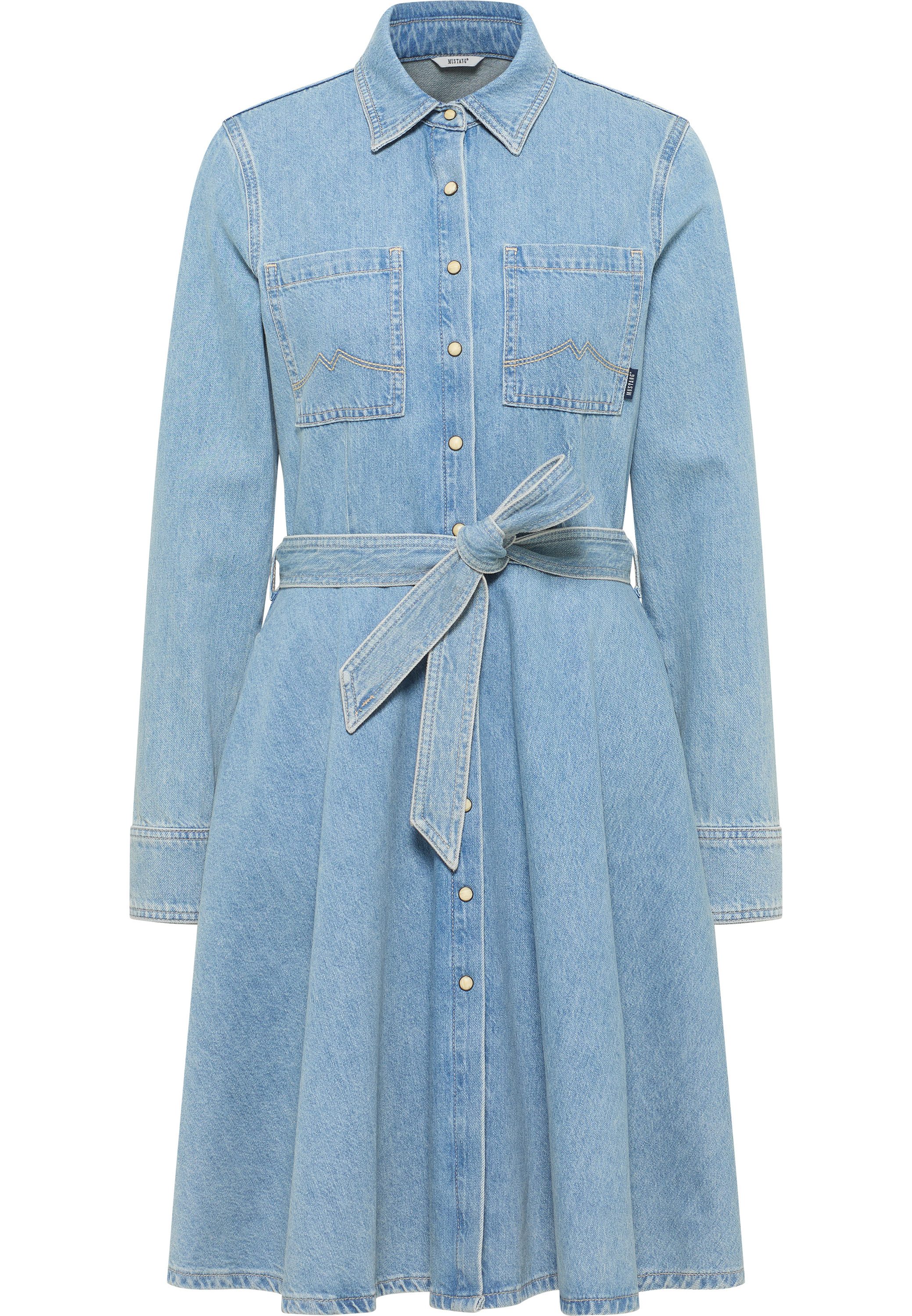 MUSTANG Mini-jurk Dames Style Hazel Denim
