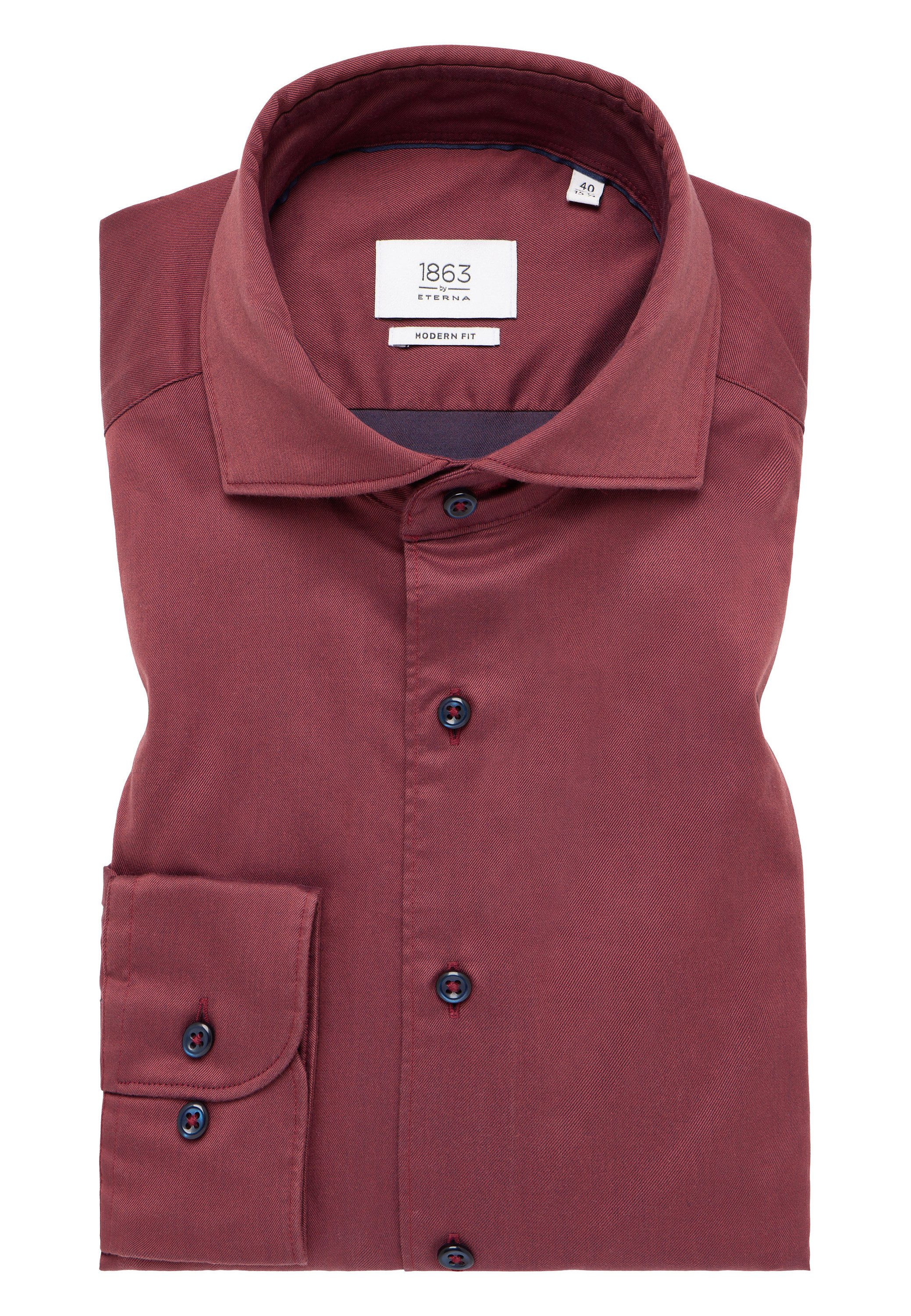 Eterna Overhemd met lange mouwen MODERN FIT EASY IRON (gemakkelijk te strijken)